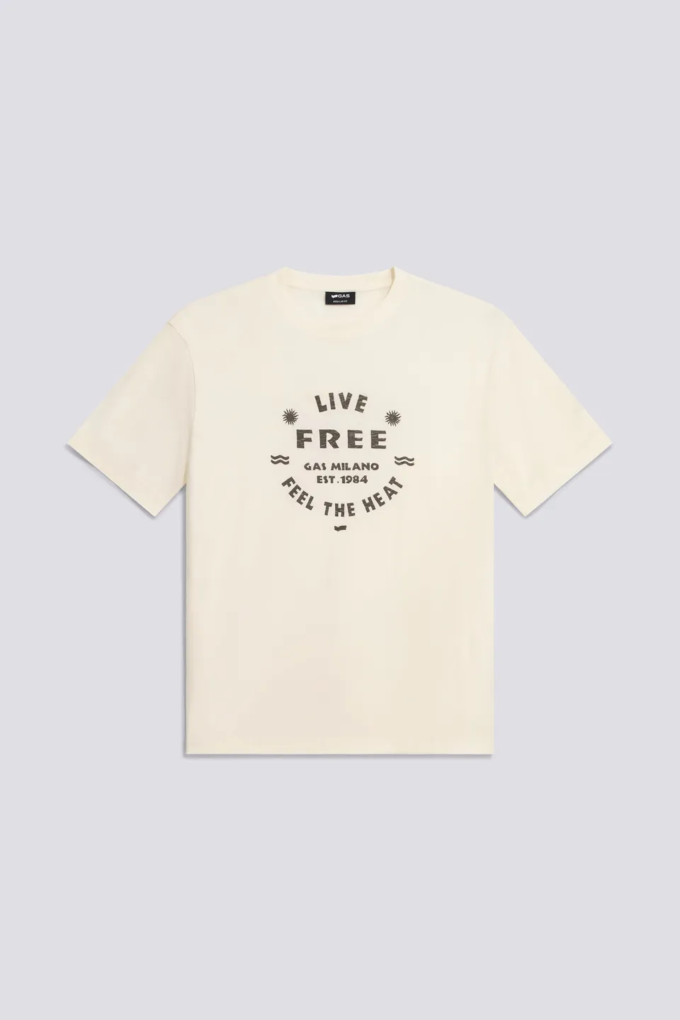 gas-dharis-live-1583-t-shirt-herren-regular-fit-baumwolle image 1