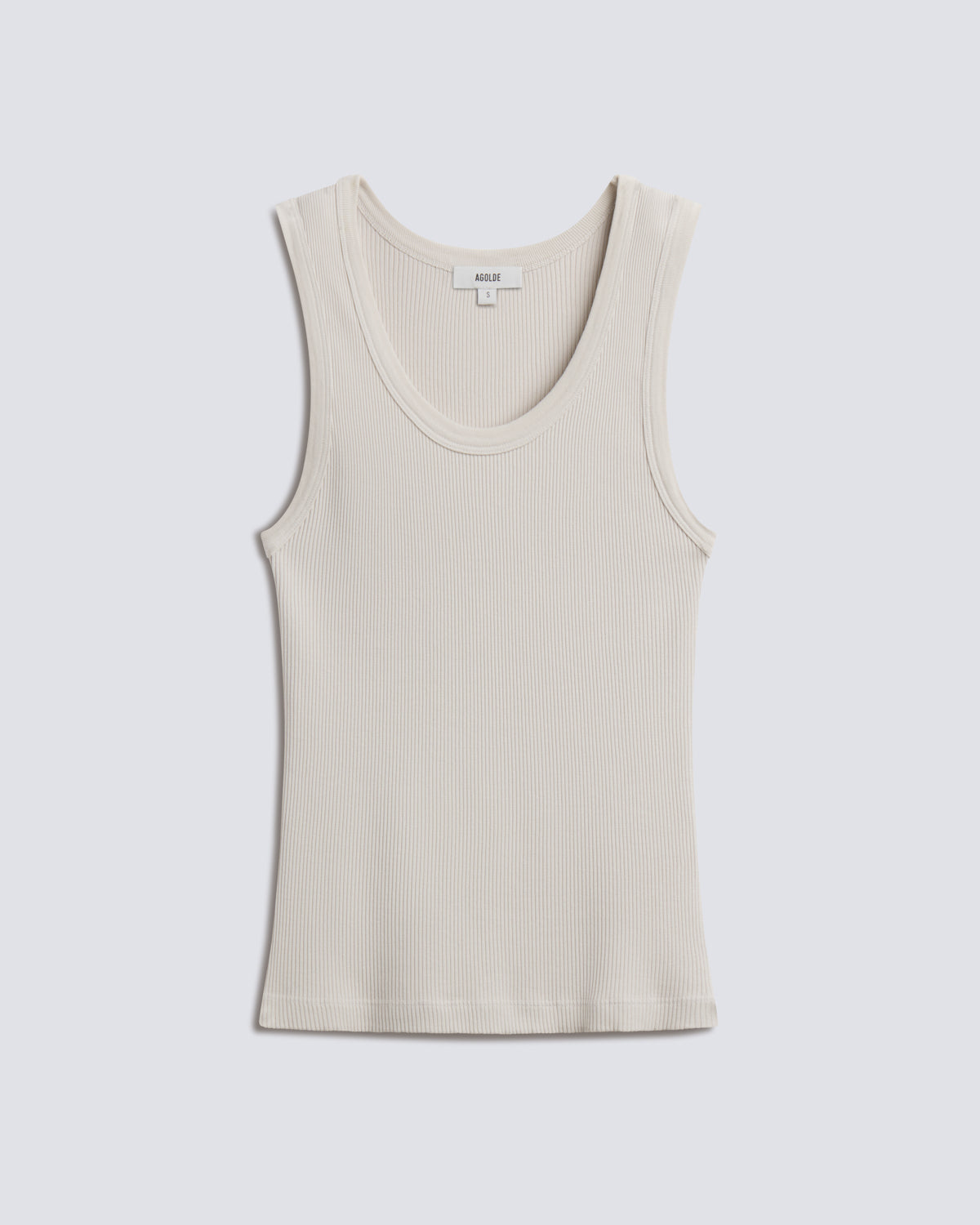 agolde-poppy-tanktop-bone-damen-bio-baumwolle image 6