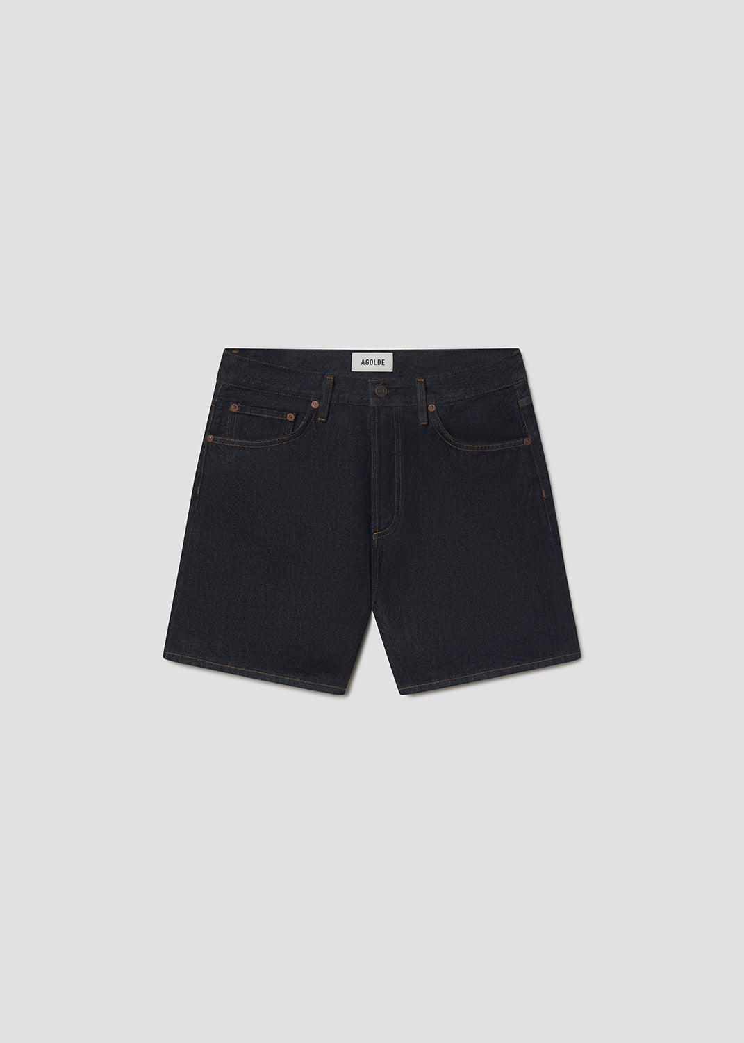 agolde-dame-short-weightless-shorts-rinse-dunkelblau image 5