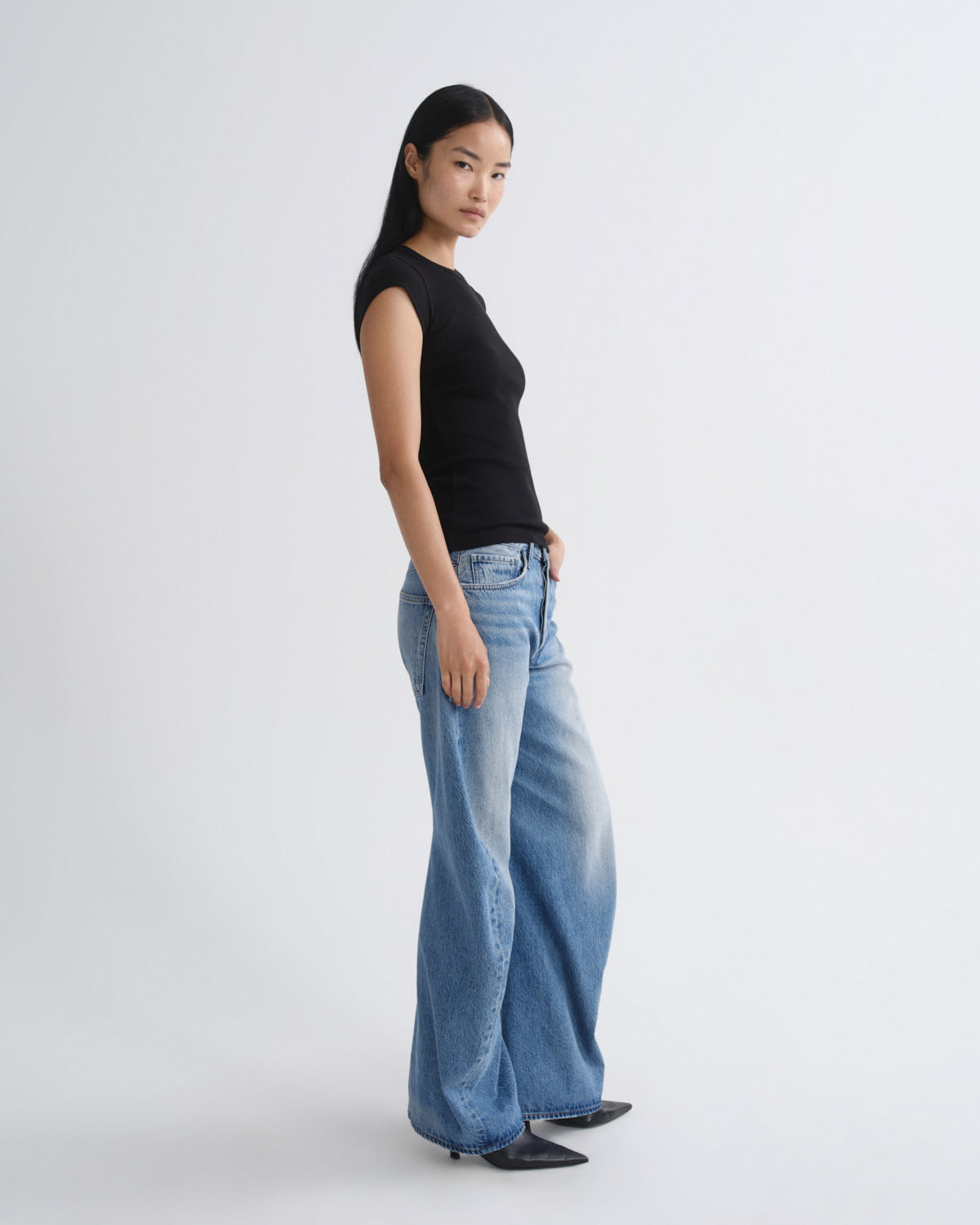 agolde-spiral-jean-venture-jeans-damen-mid-rise-dunkel-indigo image 3