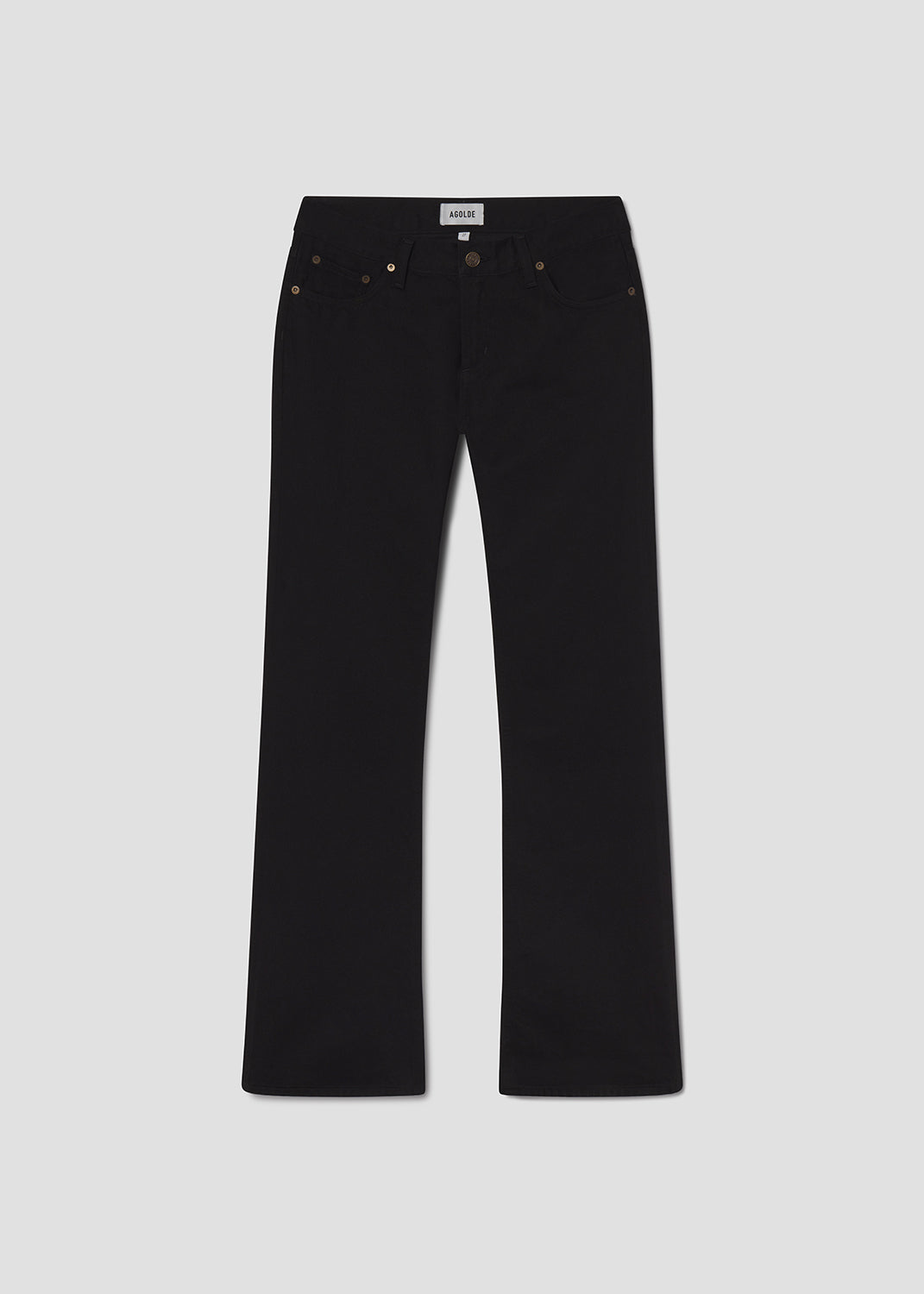 agolde-low-rise-boot-cover-schwarze-bootcut-jeans image 5