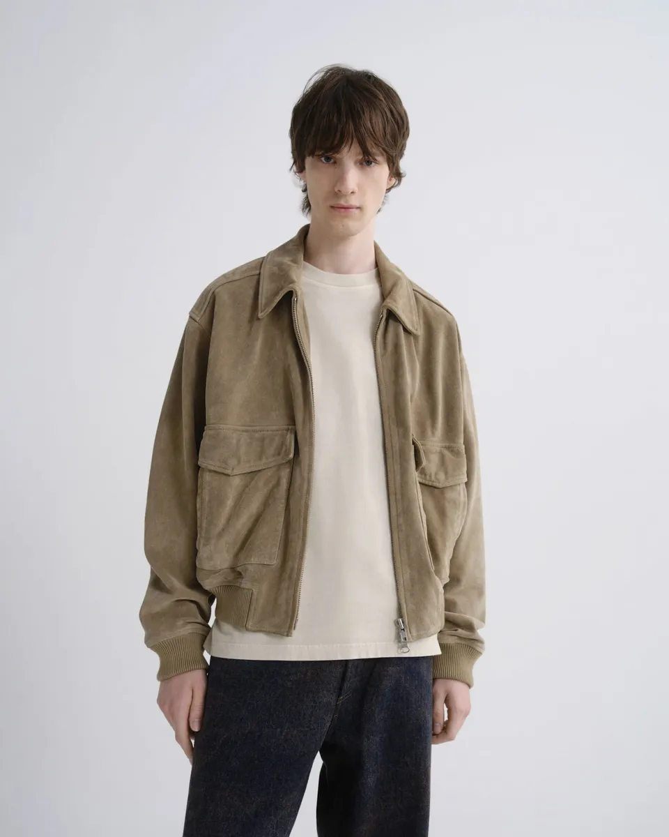 agolde-emil-bomber-arizona-wildleder-herren image 1