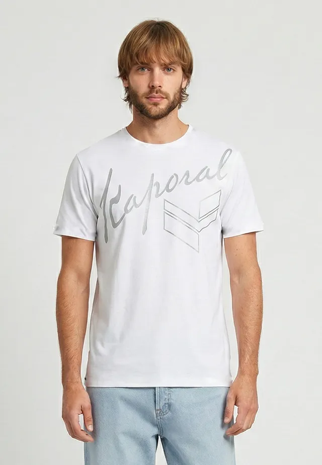 kaporal-kulan-t-shirt-herren-wei-baumwolle image 1