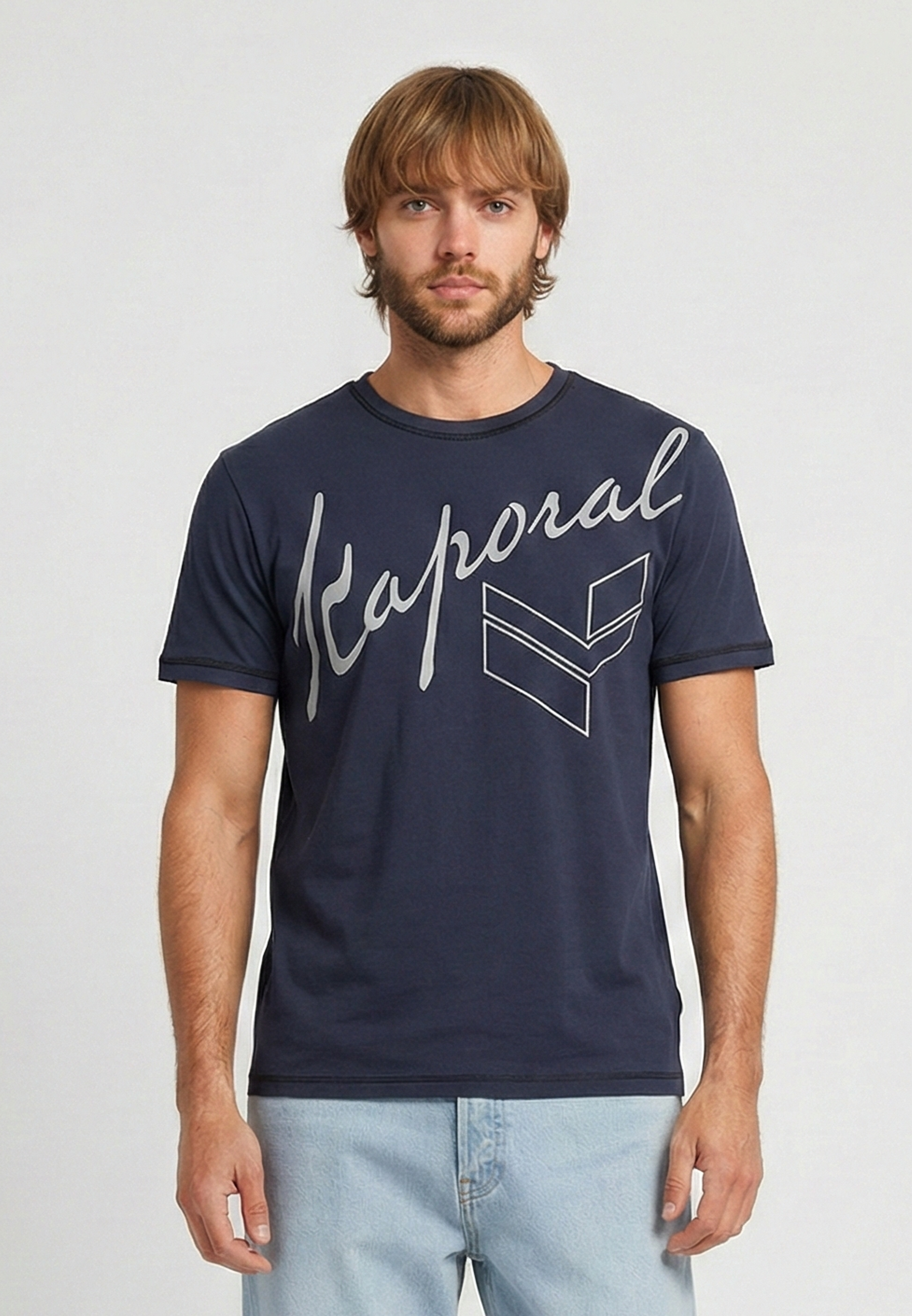 kaporal-kulan-t-shirt-herren-marineblau-baumwolle-regular image 1