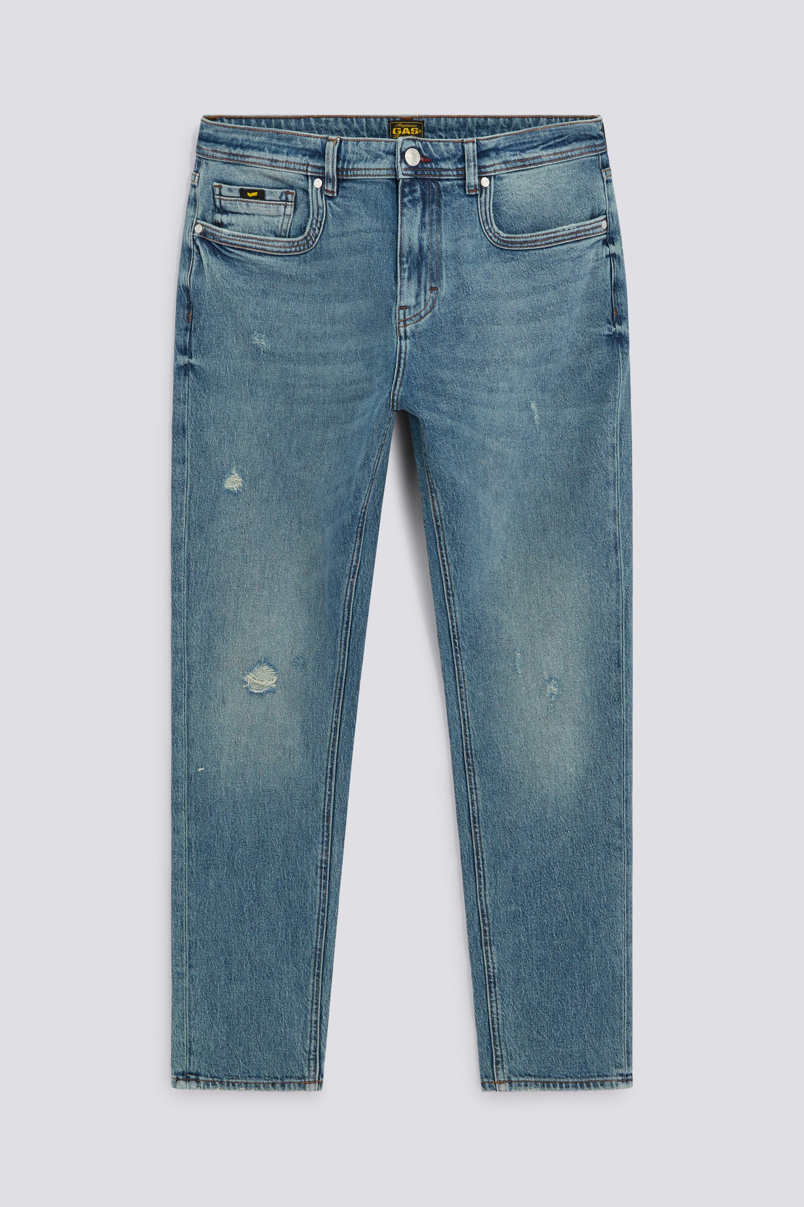 gas-tar-72mm-jeans-herren-indigo-tapered-mit-rissen image 3