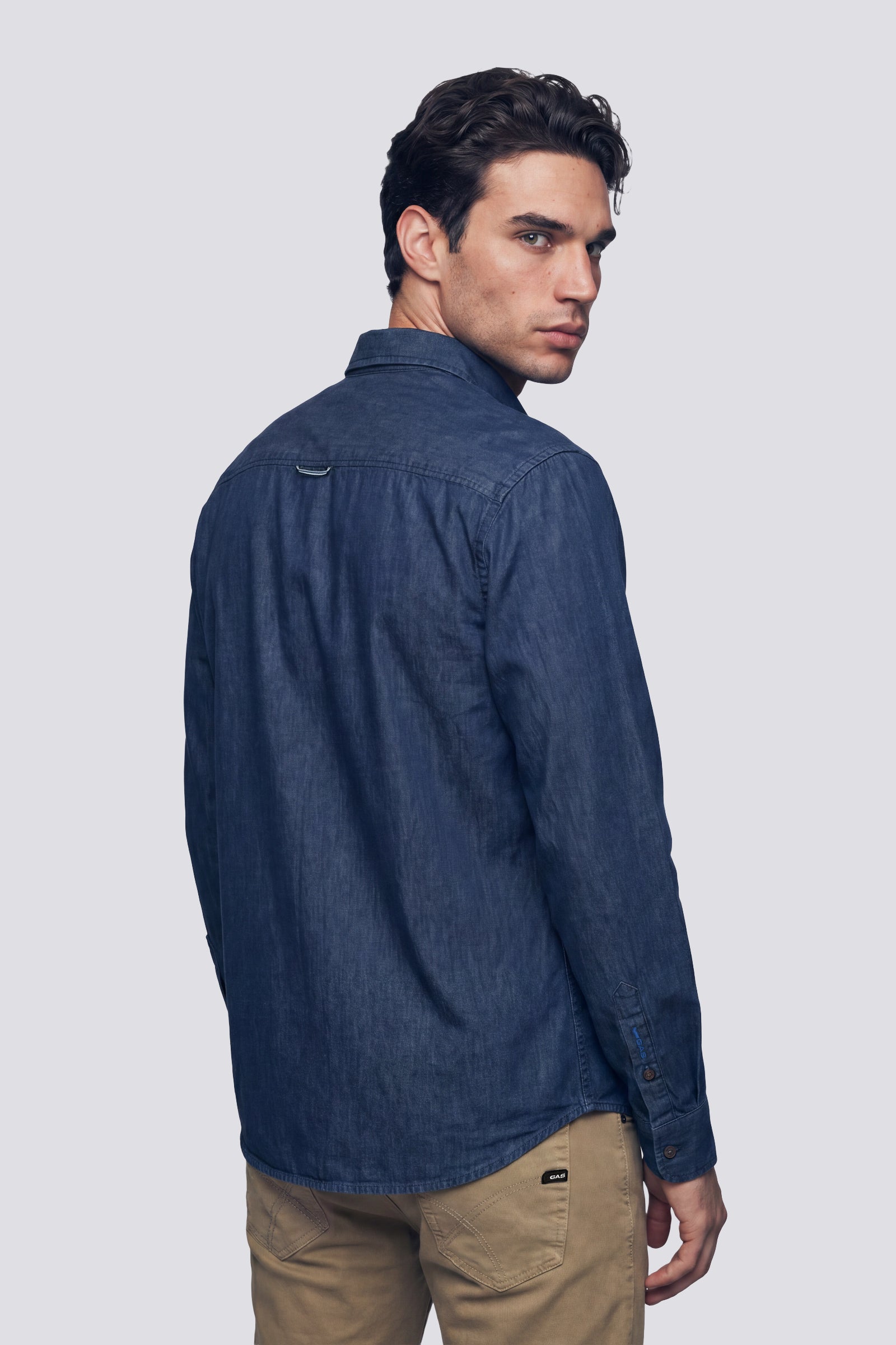 gas-riviera-cf-4706-herrenhemd-chambray-regular-fit-baumwolle image 2