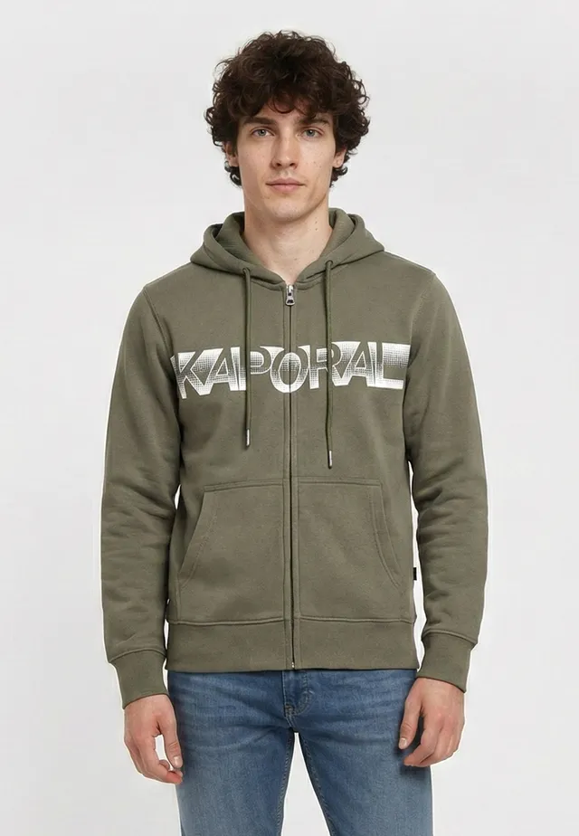 kaporal-barto-hoodie-herren-khaki-regular-mit-kapuze image 1