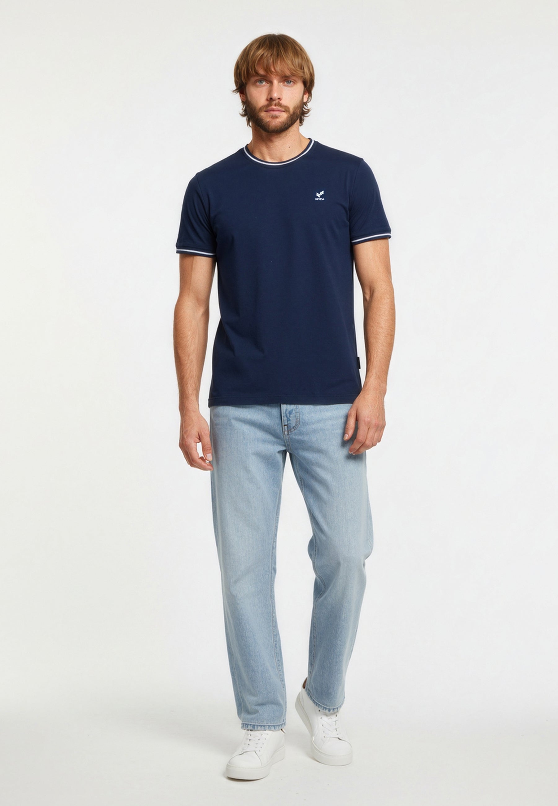 kaporal-rolle24-t-shirt-herren-marine-regular-baumwolle image 1