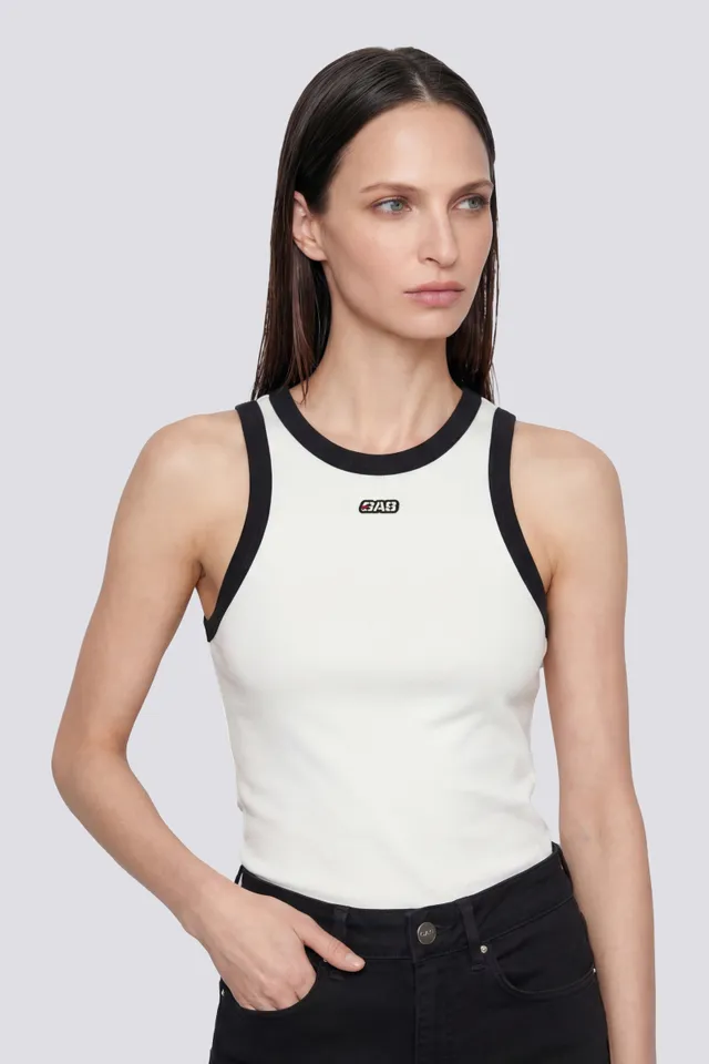 gas-karis-top-her-0001-top-damen-slim-fit-baumwolle-ripp image 1