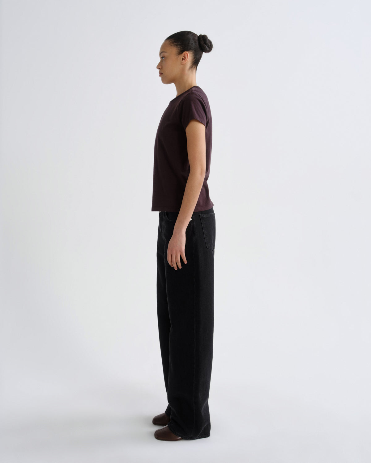 agolde-long-line-adine-tee-t-shirt-eggplant-bio-baumwolle image 4