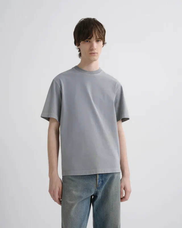 agolde-asha-mock-neck-tee-t-shirt-flint-herren image 1