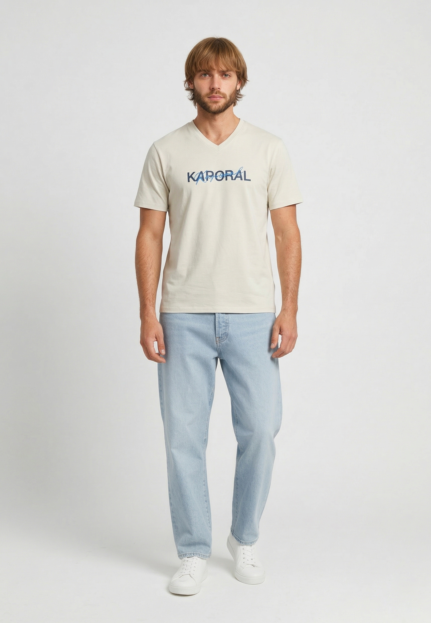 kaporal-raly-t-shirt-wei-slim-stretch-v-ausschnitt image 1