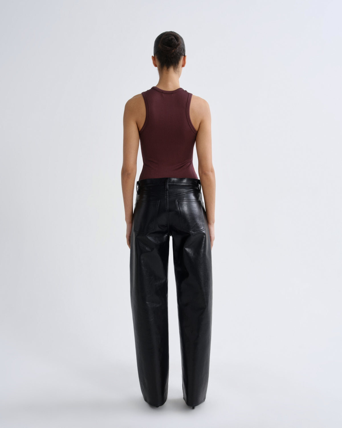 agolde-andre-racer-tank-damen-top-corinth-bordeaux image 2