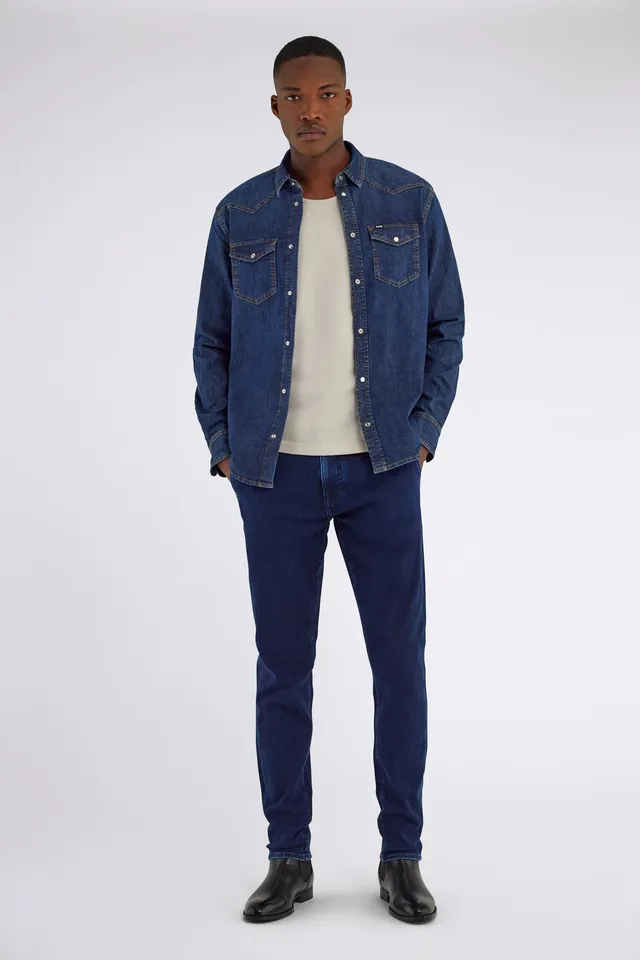 gas-kant-new-65md-herren-jeanshemd-slim-fit-blau image 1