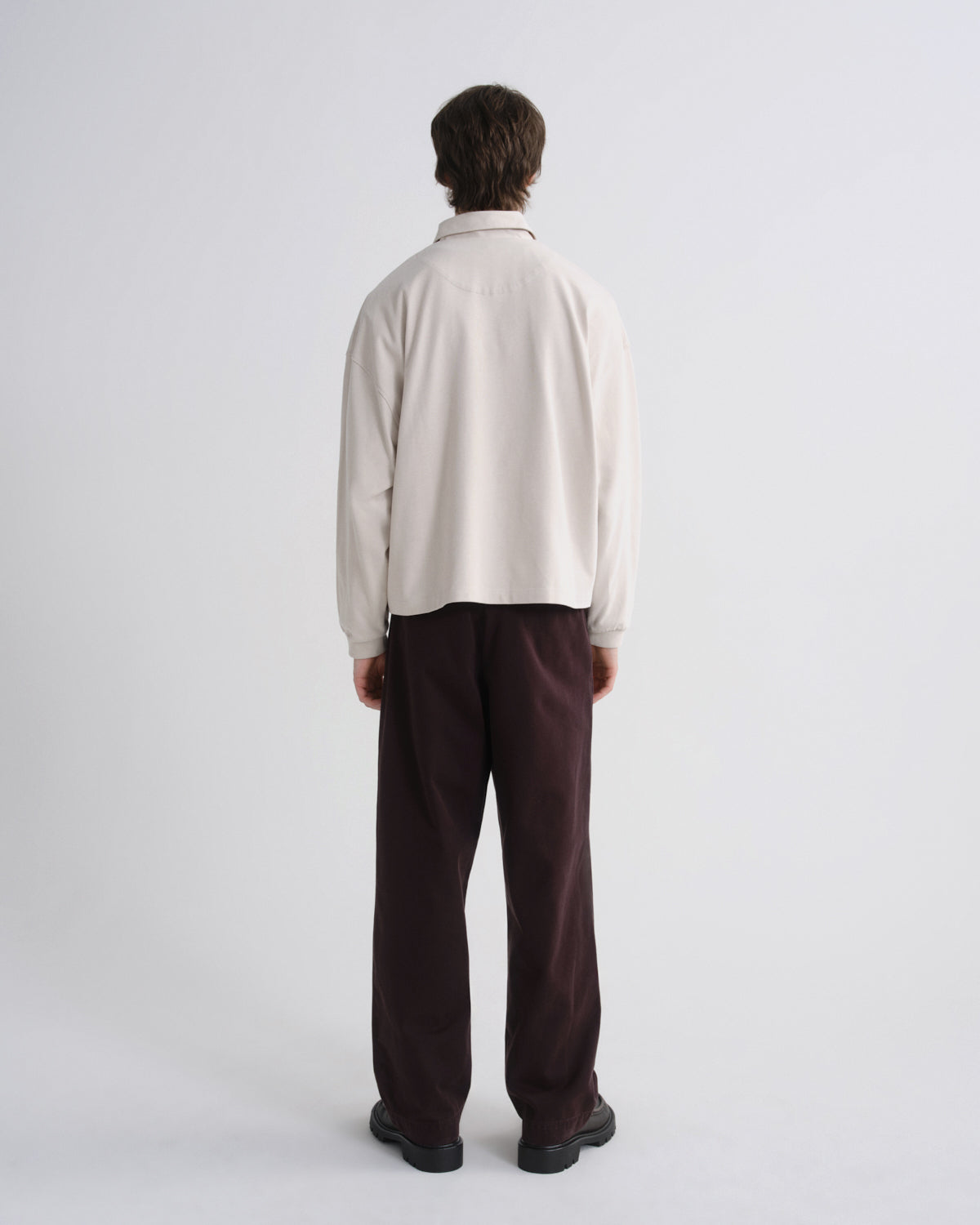 agolde-darius-polo-shirt-sand-beige-baumwolle image 2
