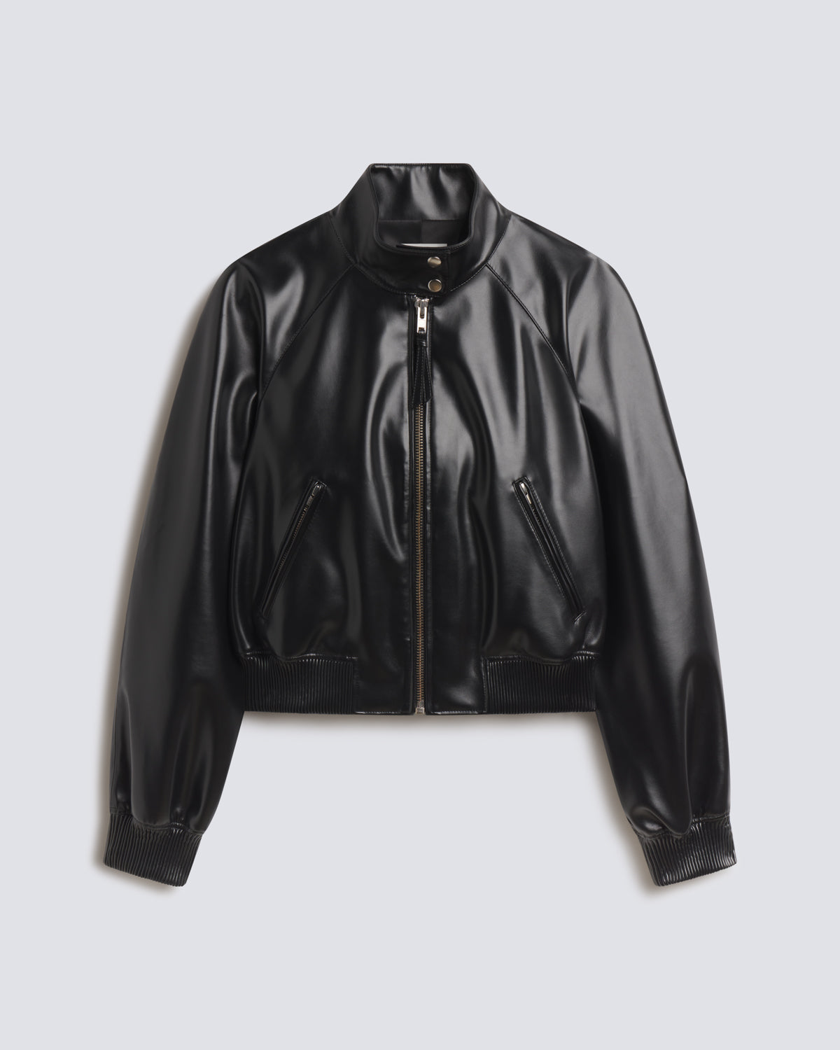 agolde-nova-bomber-jacke-schwarz-damen-cropped-kunstleder image 6