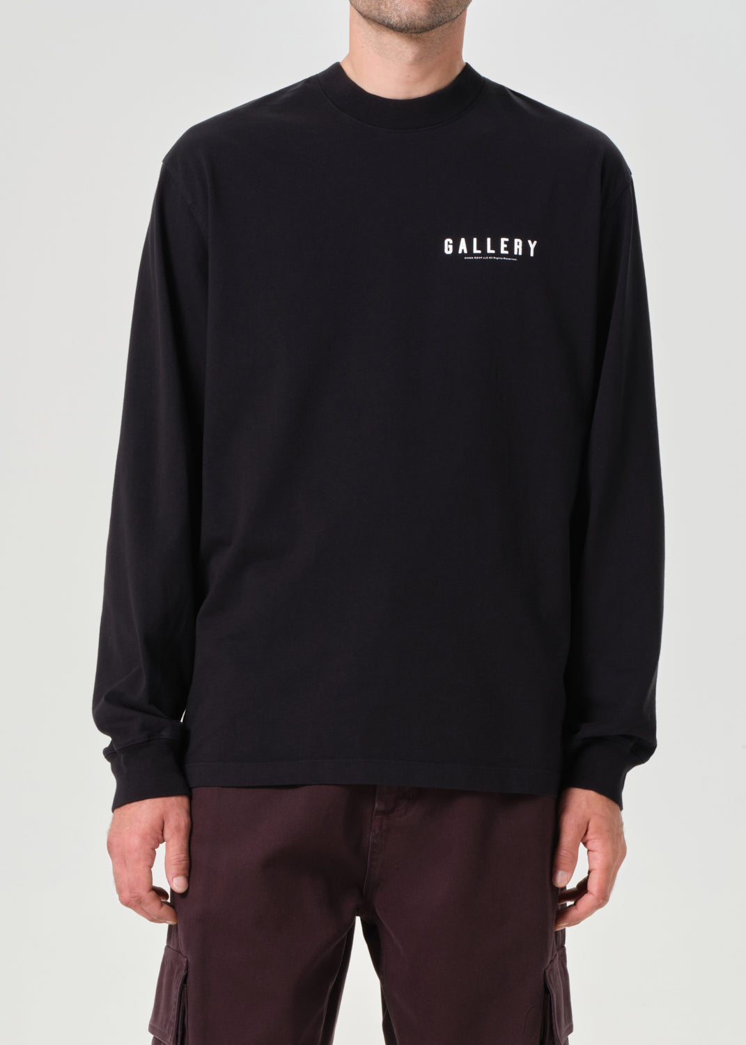 agolde-rsvp-gallery-l-s-tee-langarmshirt-schwarz-wei image 3