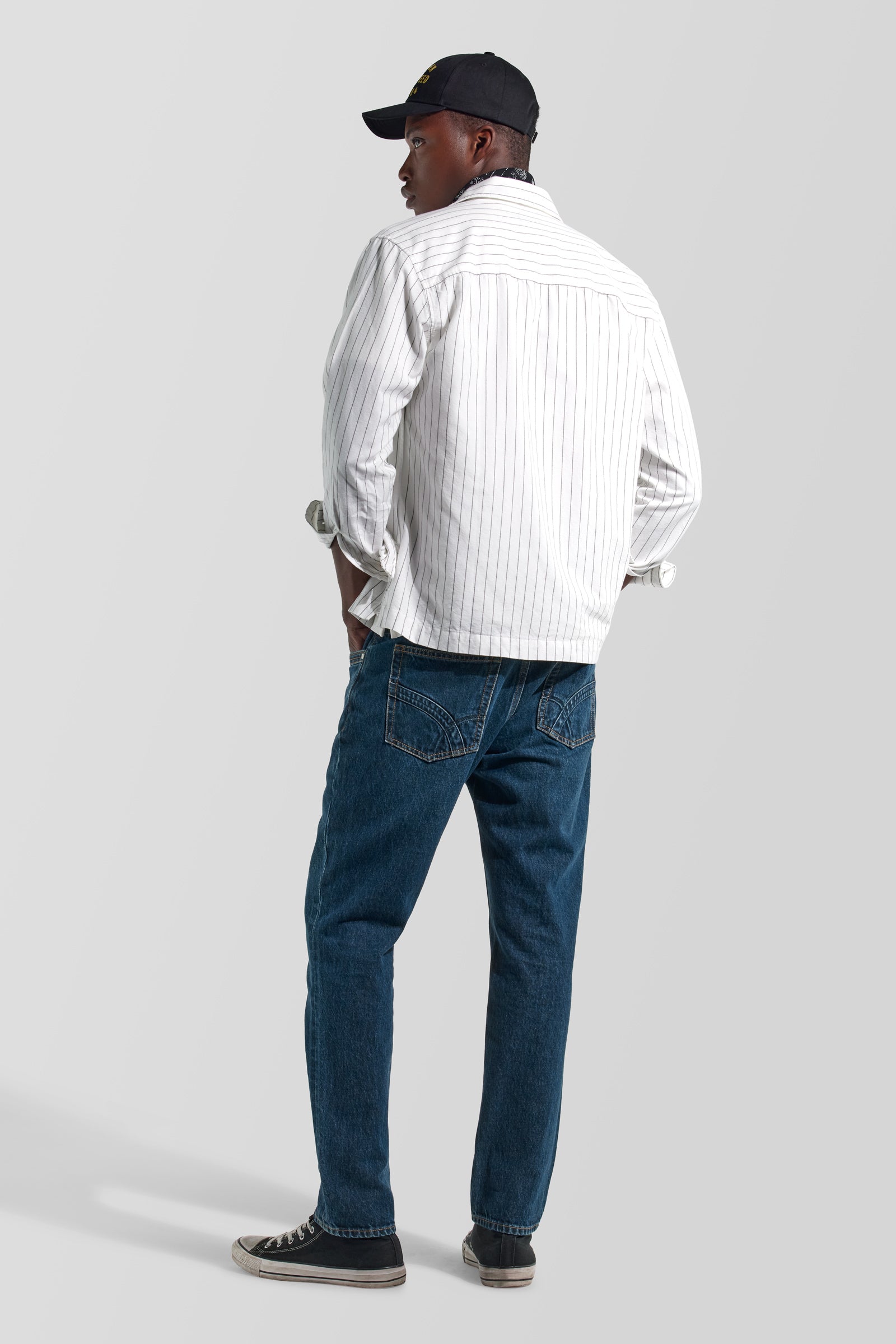 gas-tar-73md-tapered-jeans-herren-dunkelblau-rigid-denim image 2