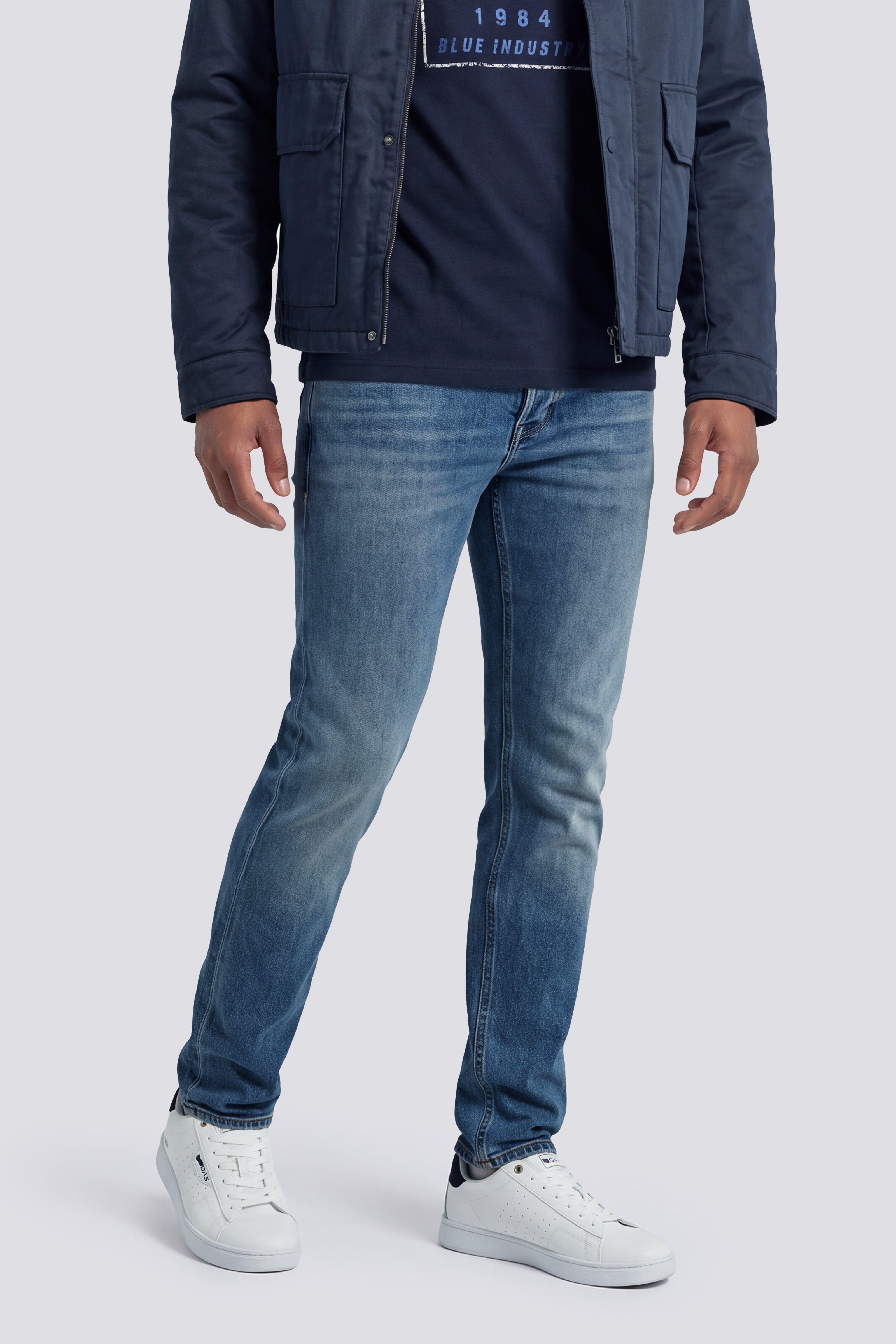 gas-sax-zip-rev-12mm-jeans-herren-skinny-medium-blue image 3