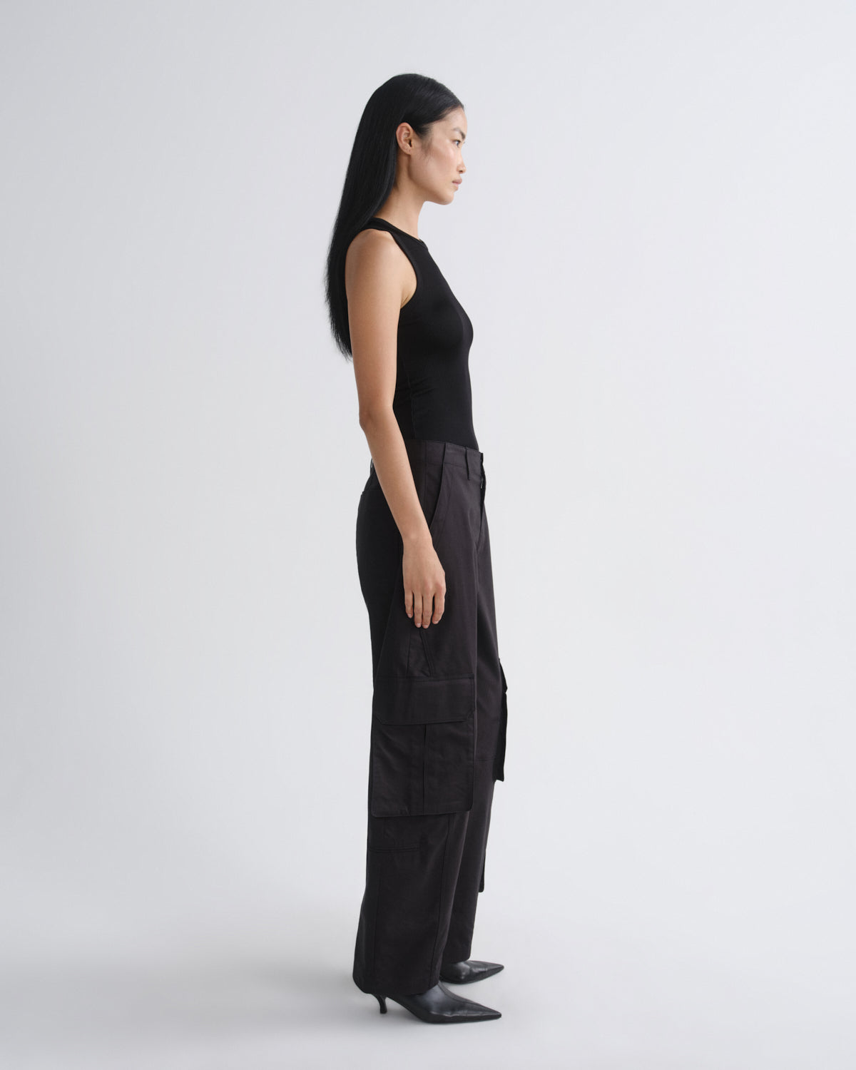 agolde-andre-racer-tank-top-schwarz-viskose-ripp image 3