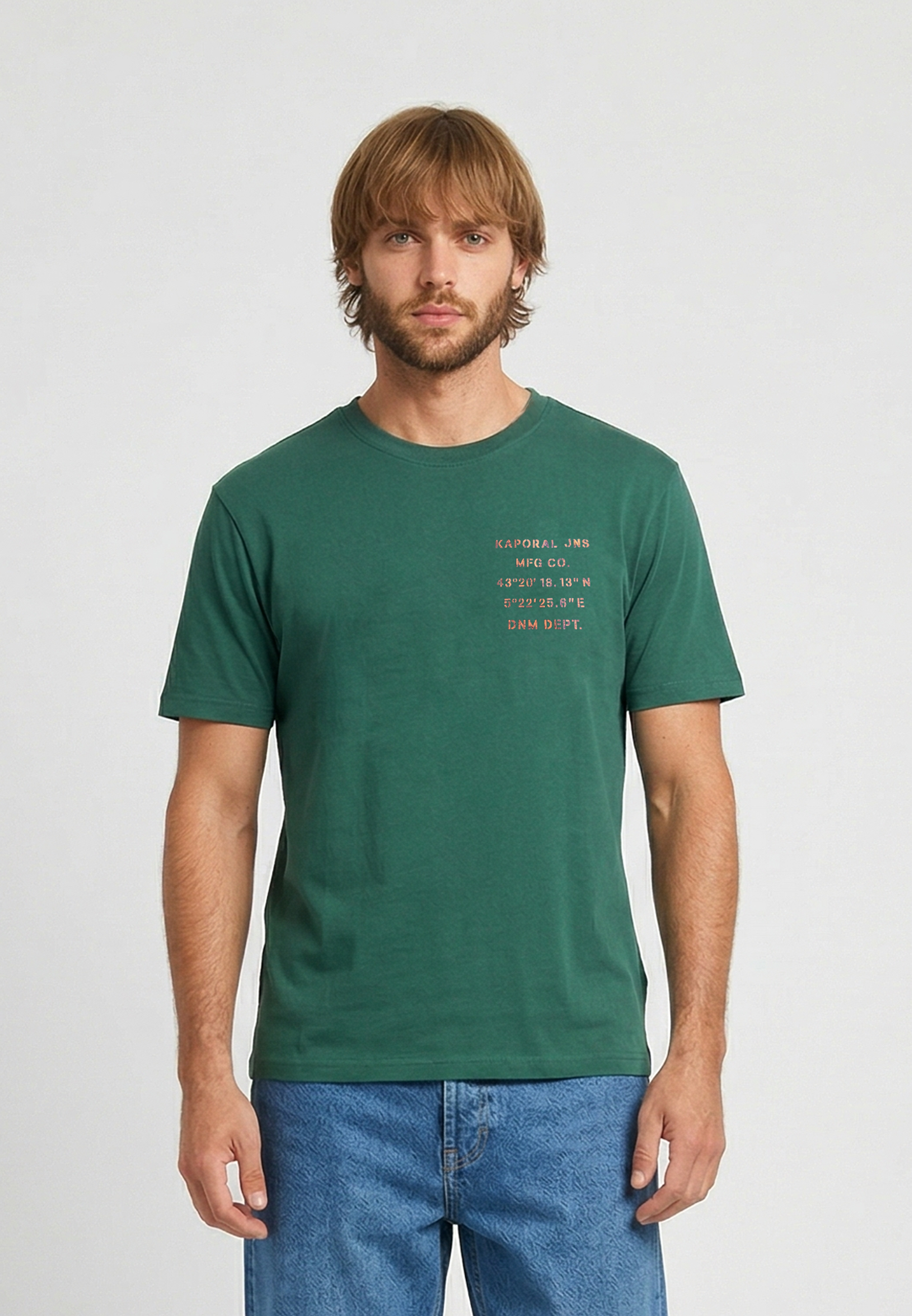 kaporal-bark-t-shirt-gr-n-herren-regular image 3
