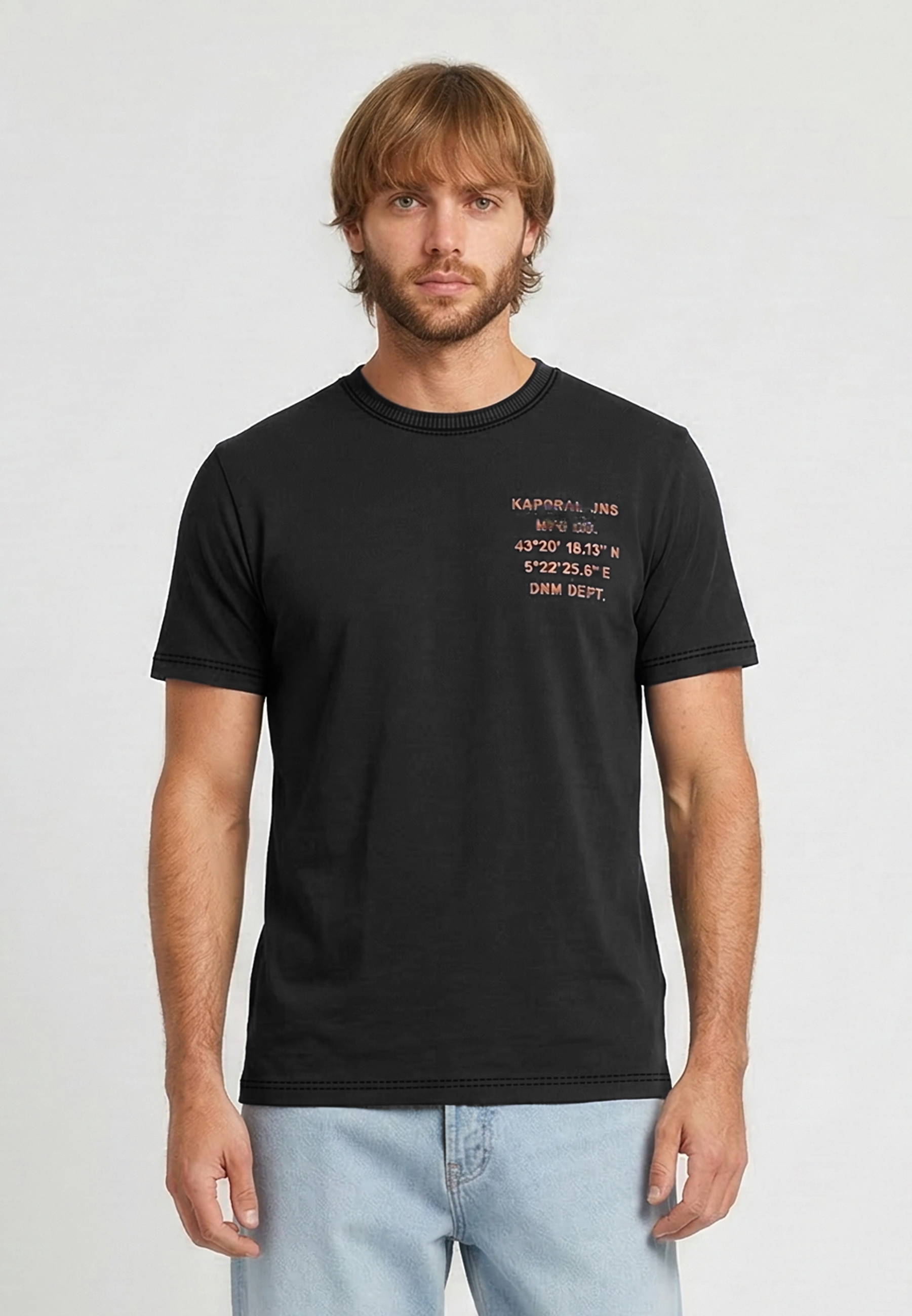 kaporal-bark-t-shirt-schwarz-herren-print image 2