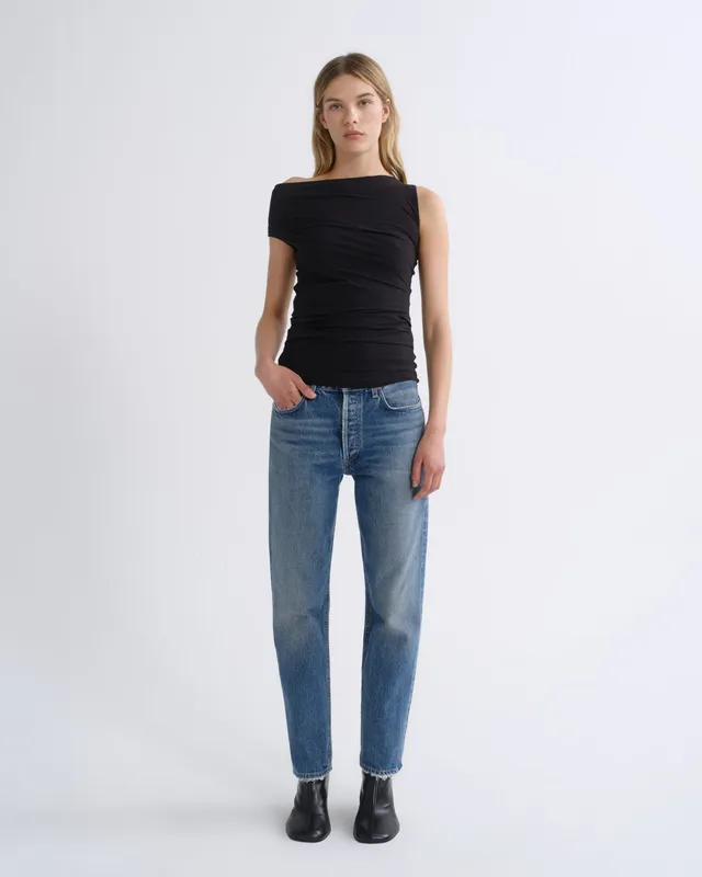 agolde-romney-jean-bounty-damen-jeans-mittelblau image 1