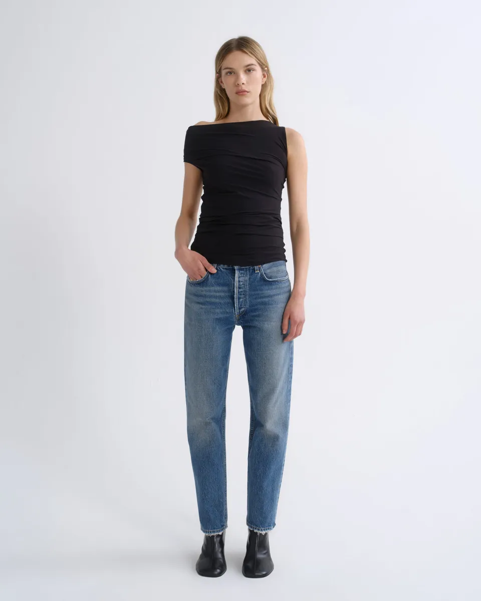agolde-romney-jean-bounty-damen-jeans-mittelblau image 1
