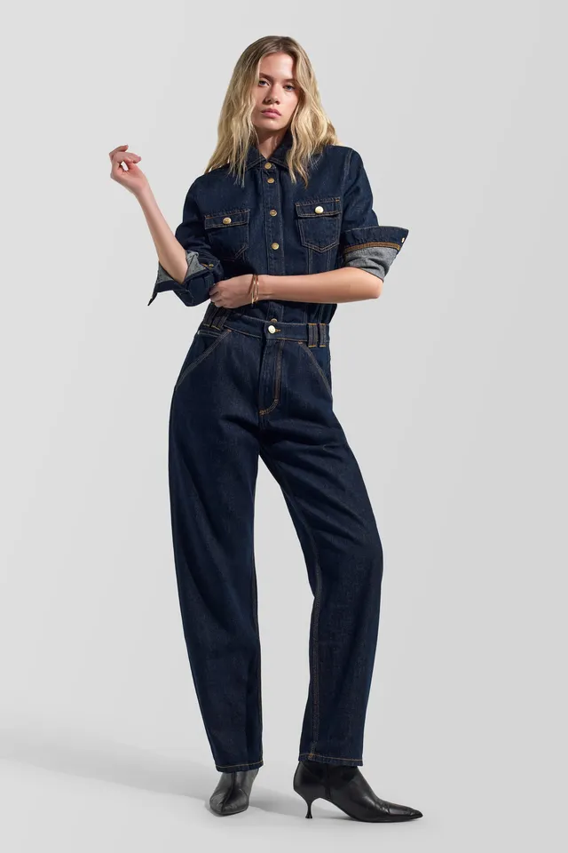 gas-olivia-chino-10ro-jeans-damen-high-waist-rinse image 1