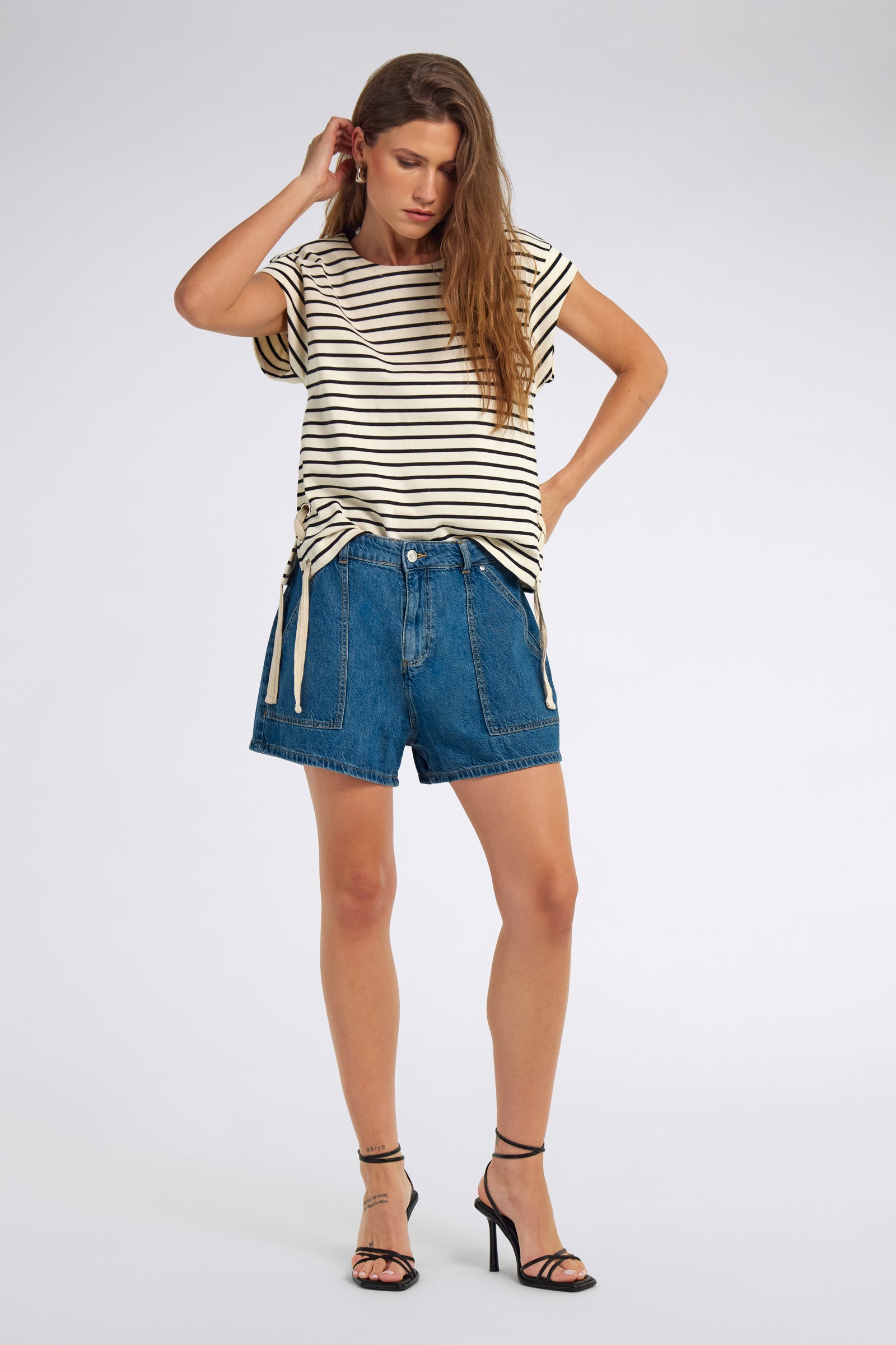 gas-wera-wk-short-95mm-damen-shorts-denim-utility-blau image 1