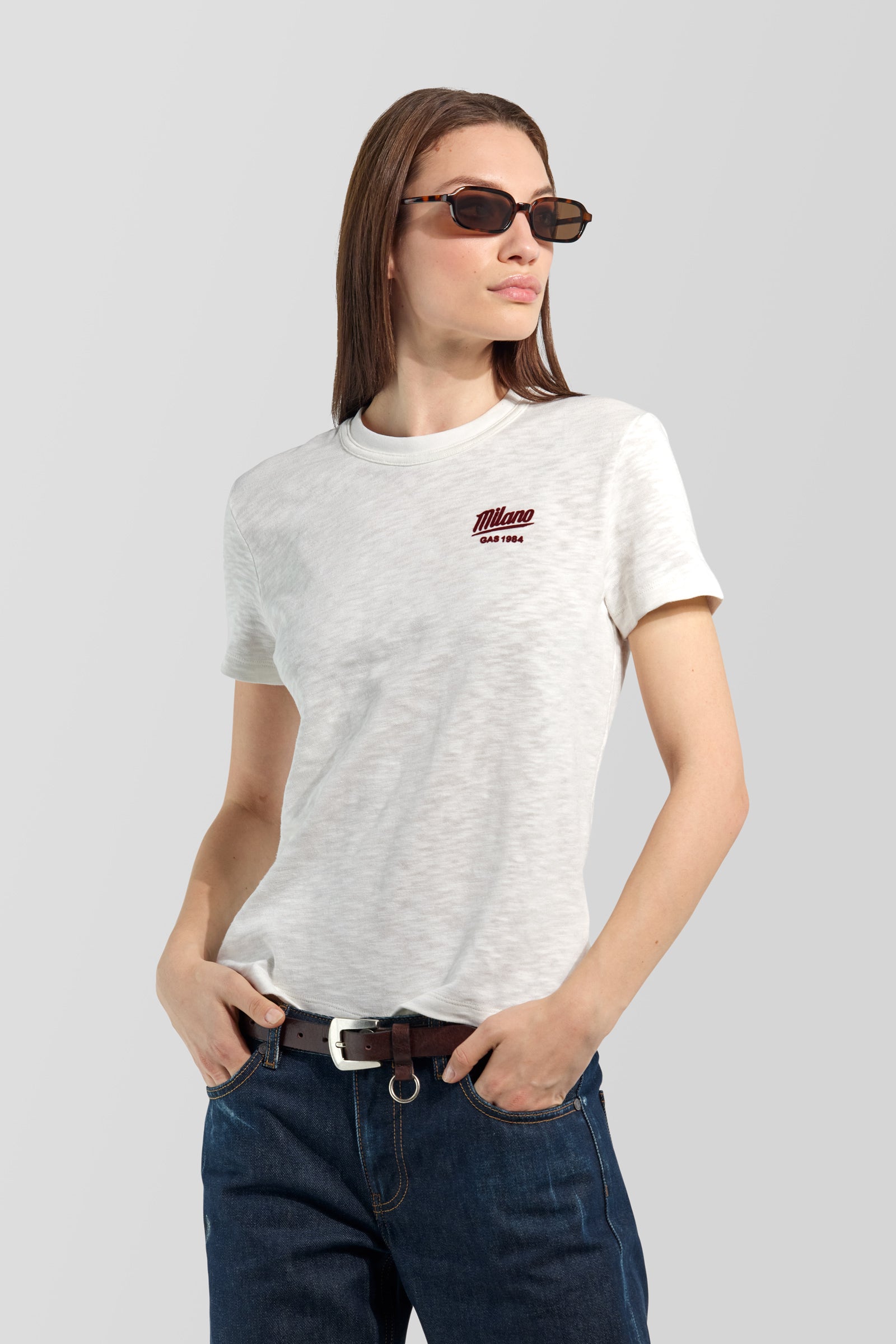gas-tevys-m-c-1029-t-shirt-damen-slim-milano-print image 1