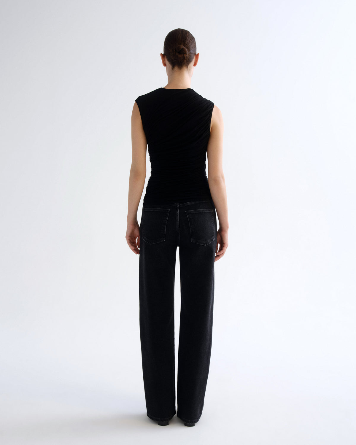 agolde-harper-straight-jean-hush-damenjeans-schwarz image 2