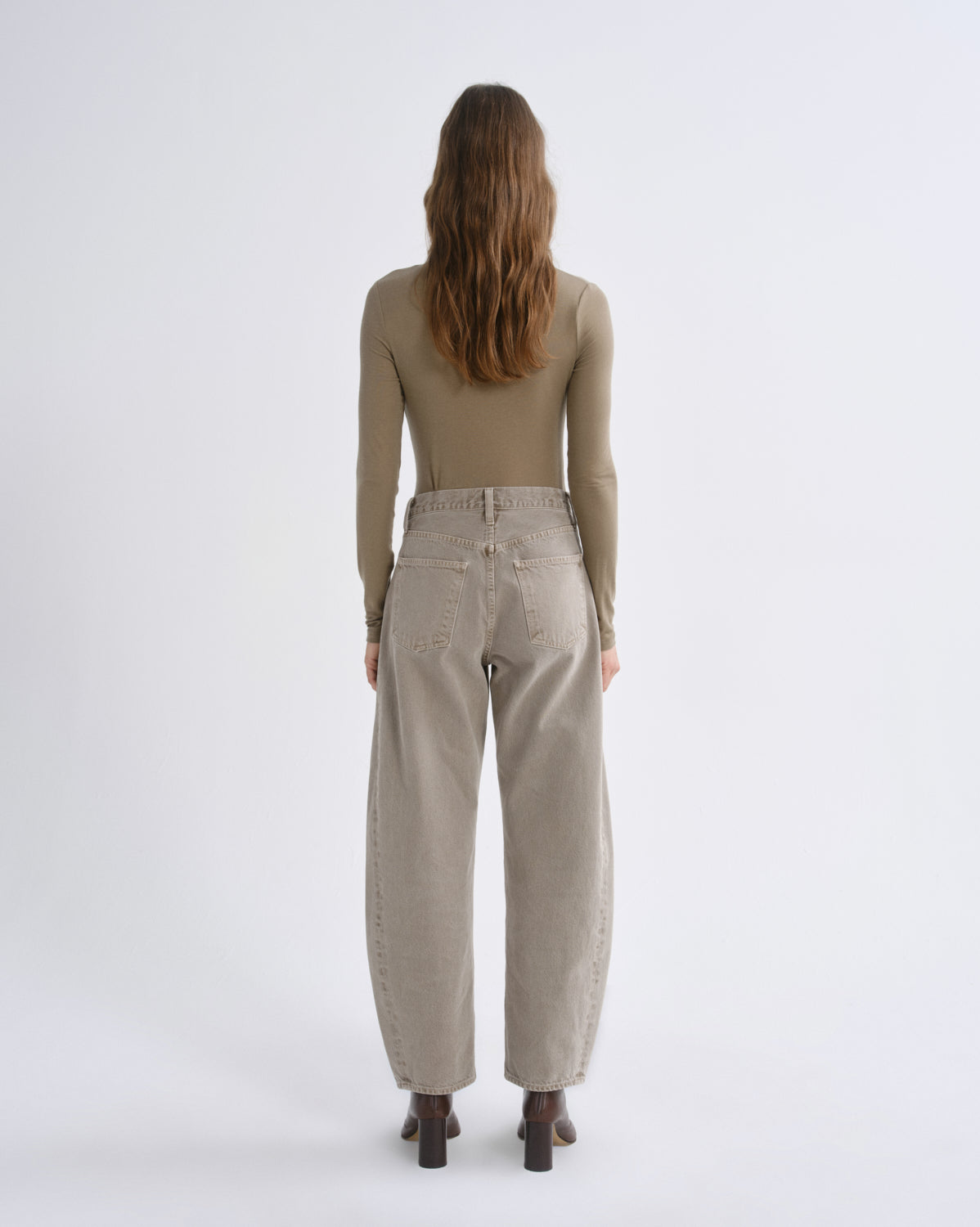 agolde-pascale-rollkragenpullover-canopy-gr-n-feinripp image 2