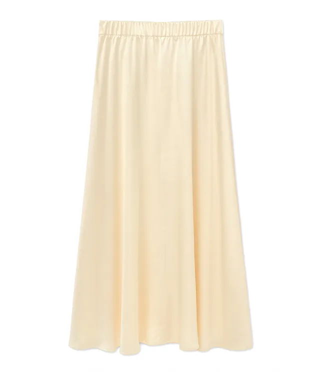 goldenim-paris-femme-jupe-satin-rock-beige-damen image 1