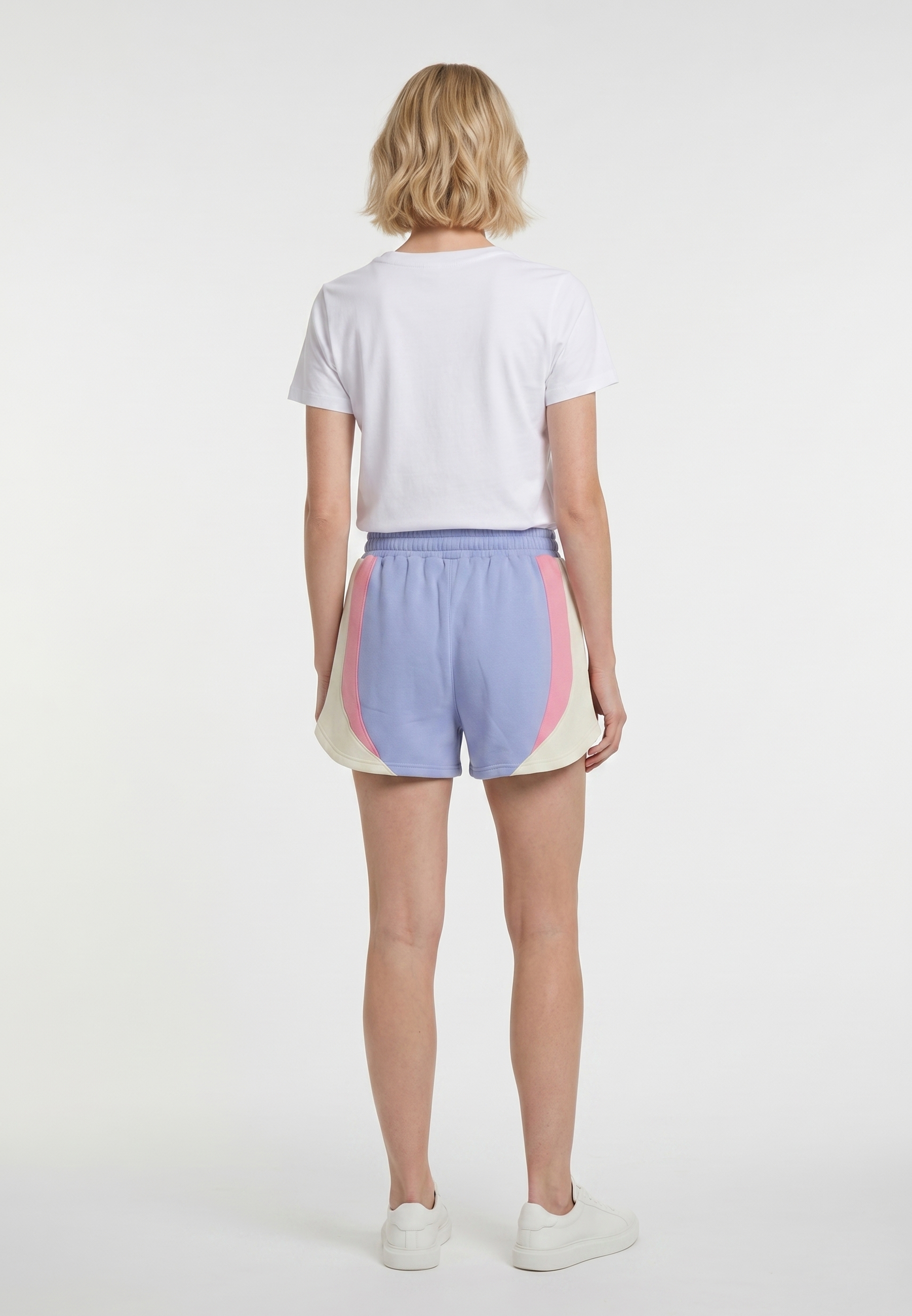 kaporal-kimi-damen-shorts-blau-elastisch-mit-kordelzug image 2