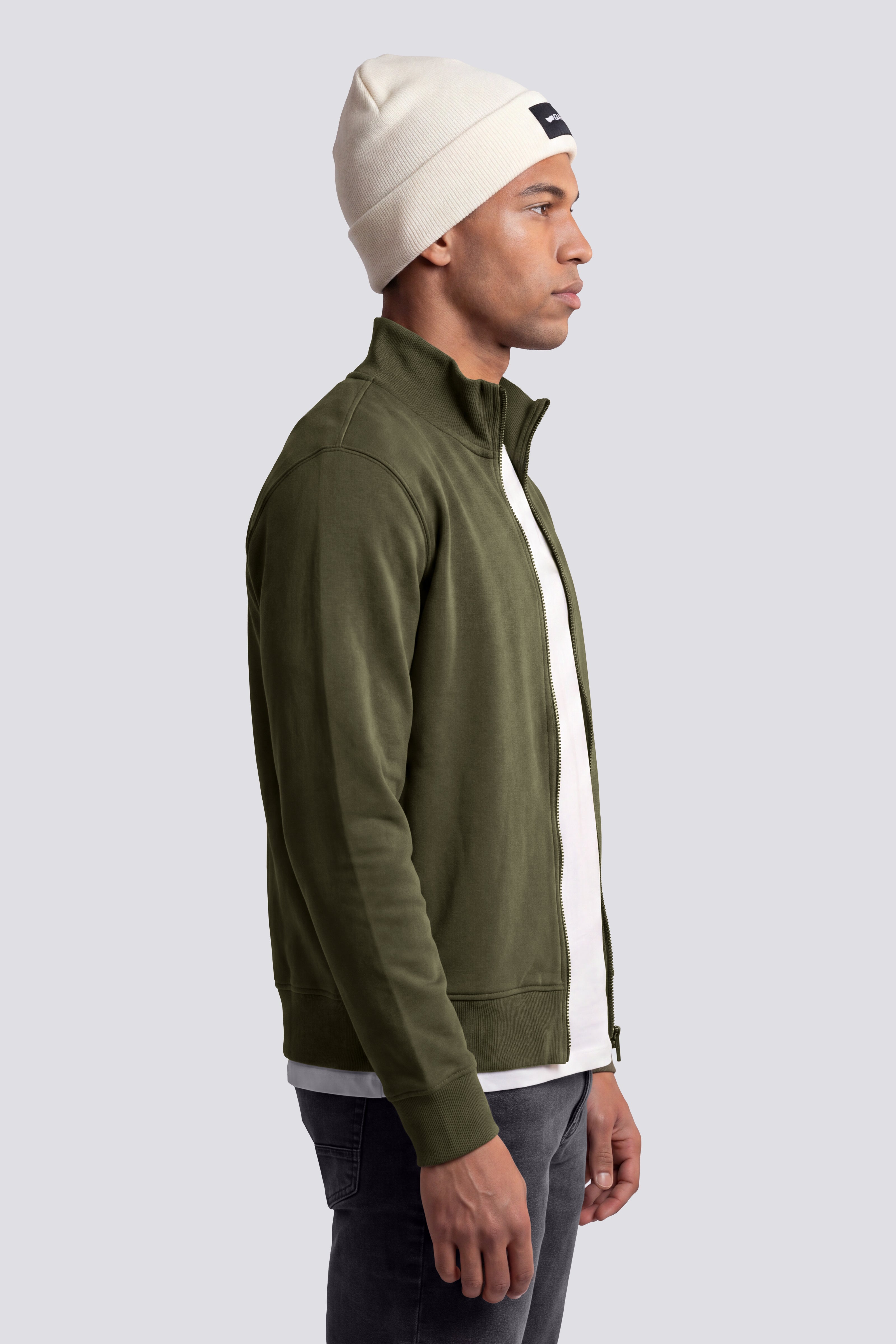 gas-lustig-pk-logo-patch-3653-herren-sweatjacke-mit-reissverschluss image 4