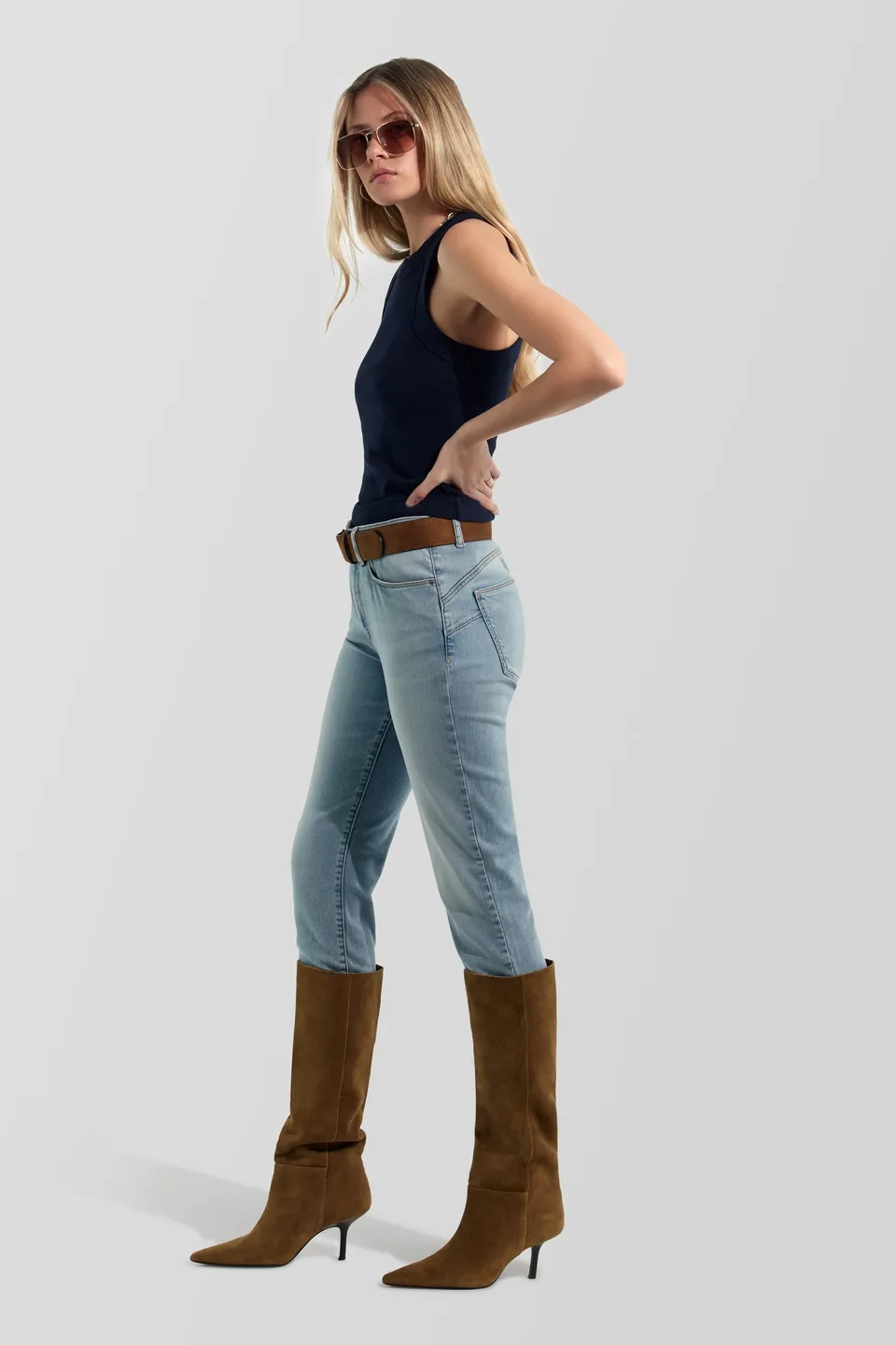 gas-britty-up-z-73ml-slim-jeans-damen-hellblau-stretch image 1