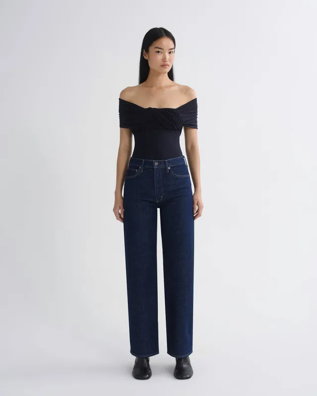 agolde-harper-straight-jean-stretch-reissue-dunkelblau image 1