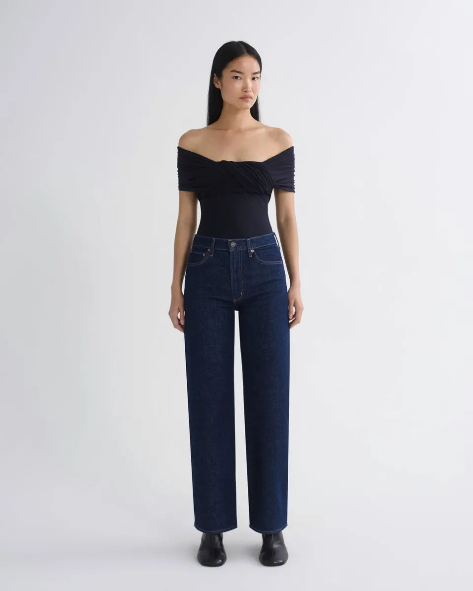 agolde-harper-straight-jean-stretch-reissue-dunkelblau image 1