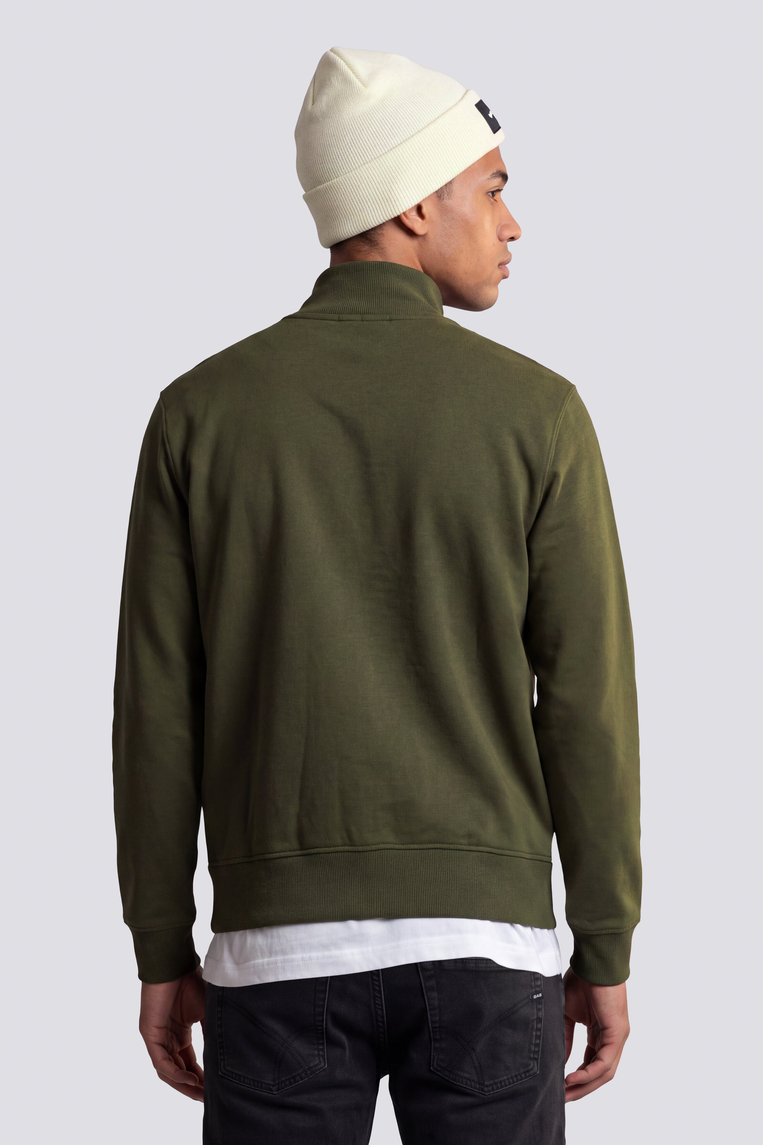 gas-lustig-pk-logo-patch-3653-herren-sweatjacke-mit-reissverschluss image 3