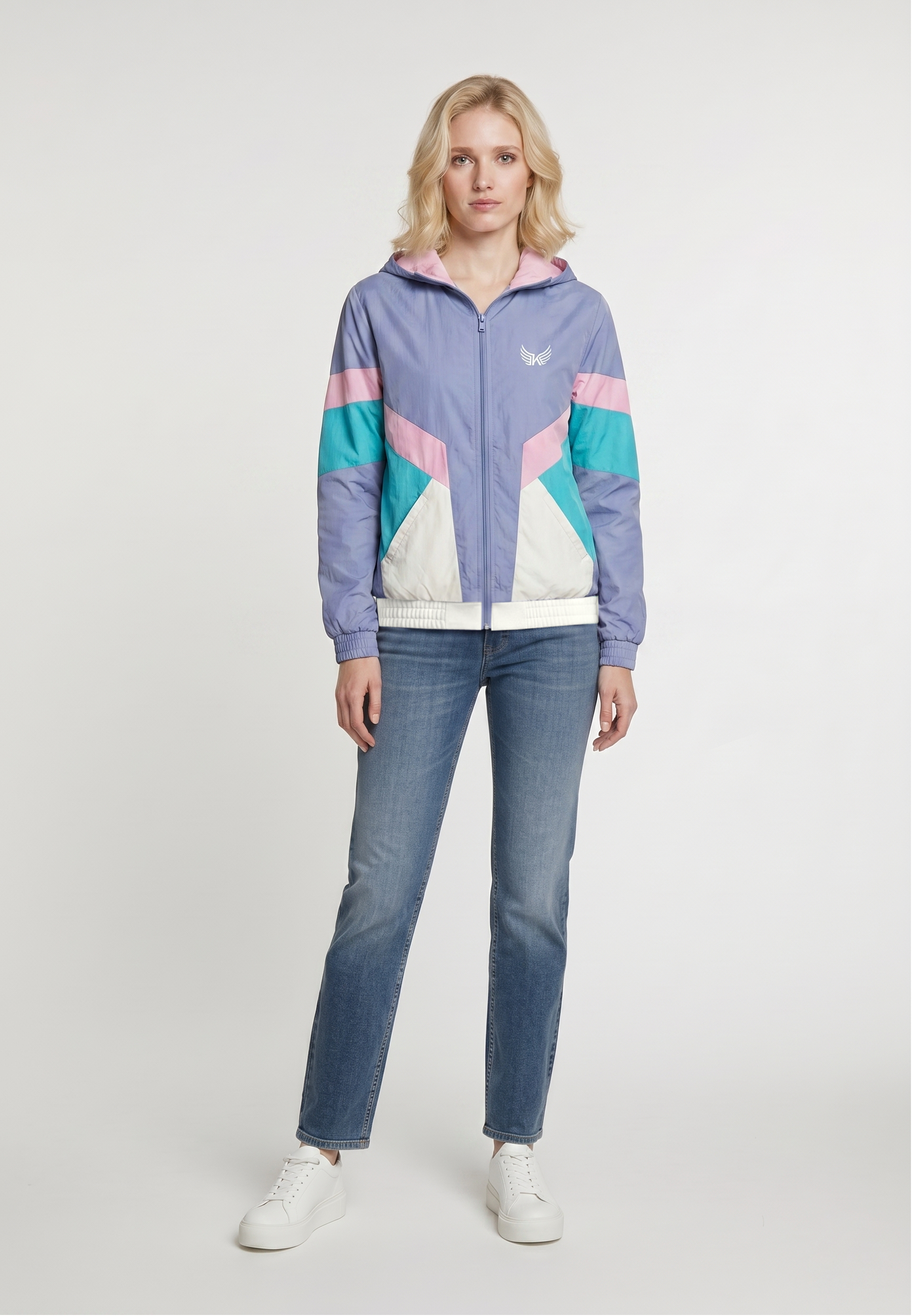 kaporal-kassandra-zip-jacke-damen-blau image 2