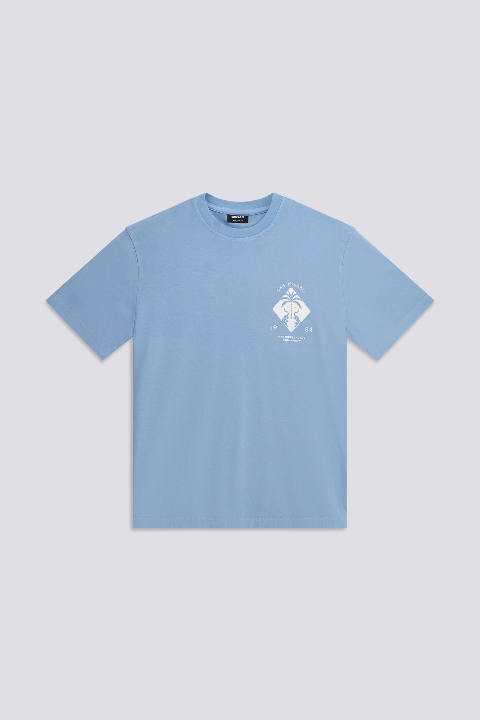 gas-dharis-palm-4714-t-shirt-herren-baumwolle-print image 2