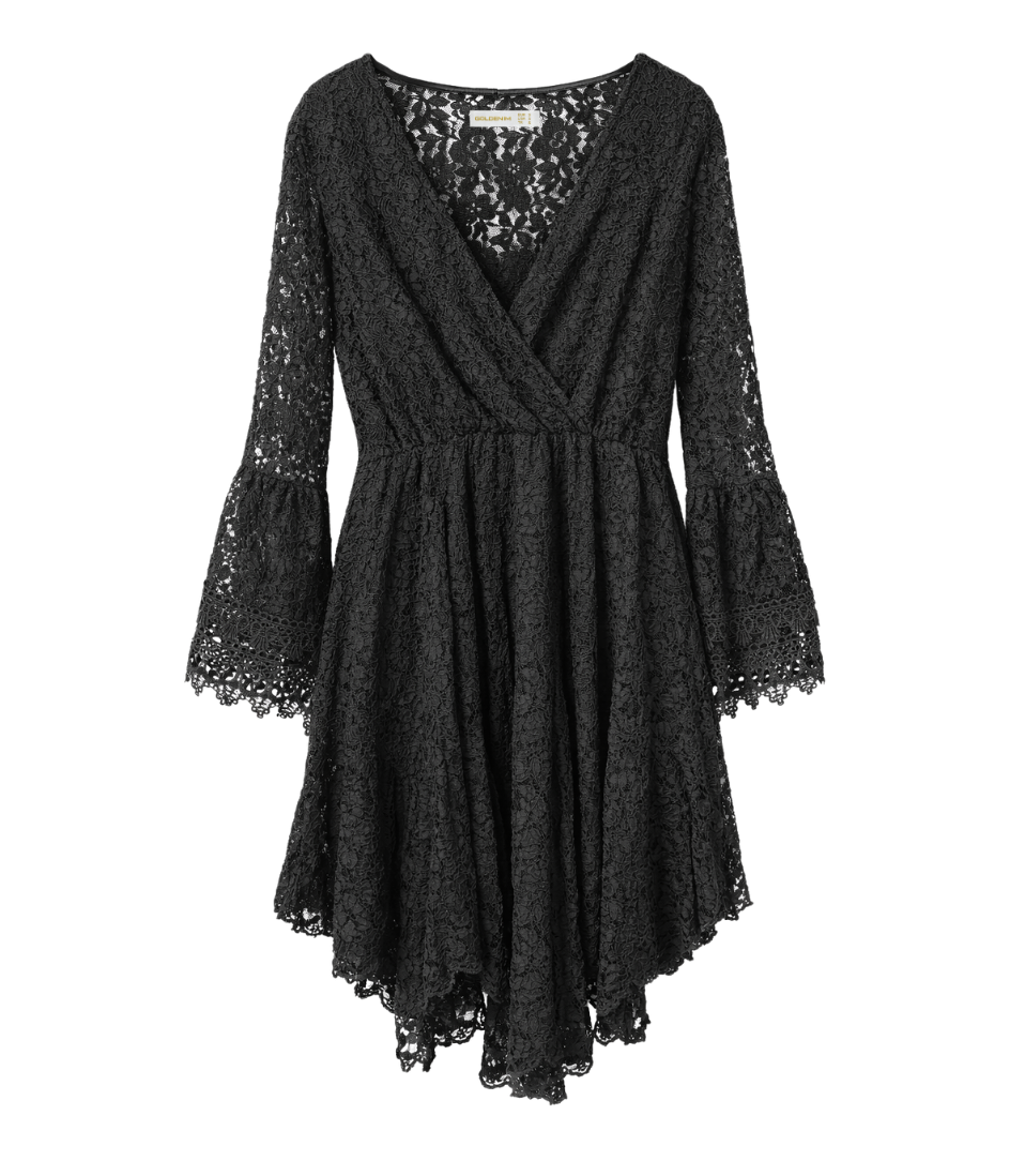 goldenim-paris-femme-robe-courte-noir-kleid-schwarz-kurz image 1