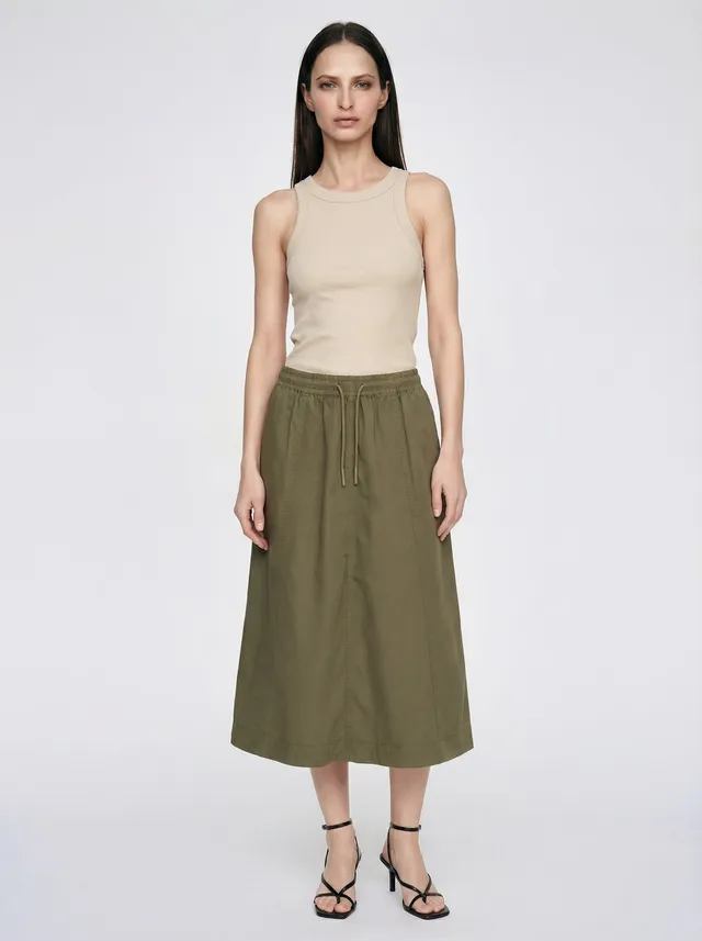 gas-petra-skirt-3677-rock-damen-beige-mit-g-rtel image 1