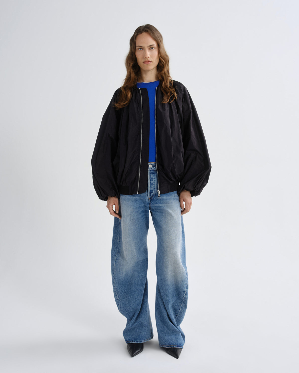 agolde-raffi-bomber-jacket-bomberjacke-schwarz image 5