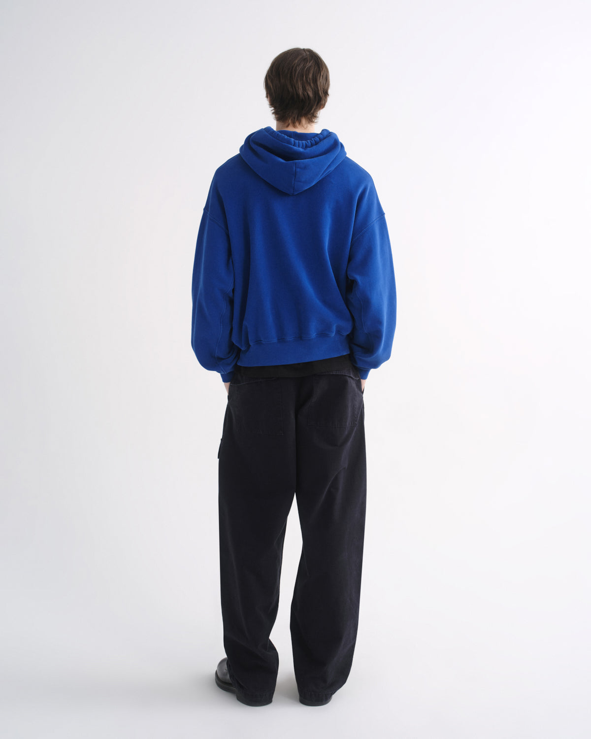 agolde-boyce-hoodie-cobalt-blau-heavyweight-fleece image 2