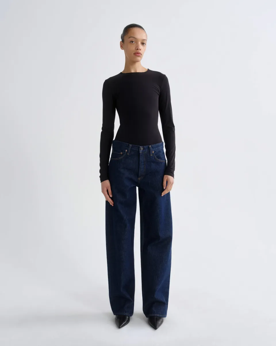 agolde-arc-jean-32-damen-jeans-rinse-dunkelblau-wide-leg image 1