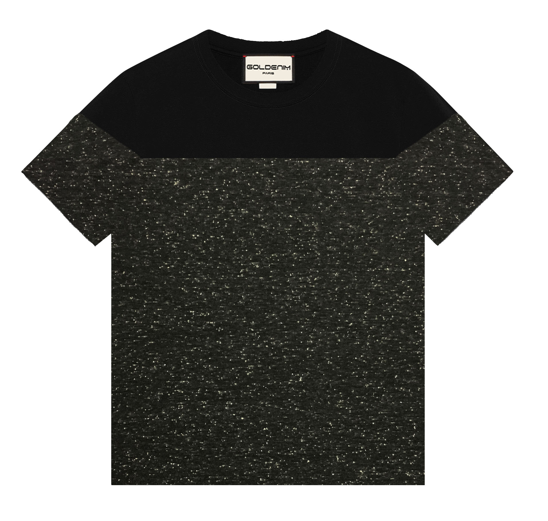 goldenim-paris-homme-1019-t-shirt-herren-schwarz image 1