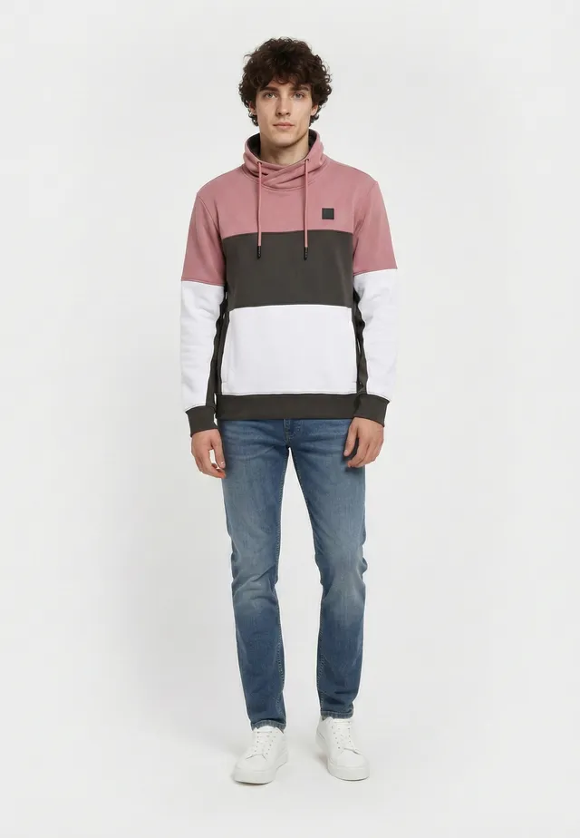 kaporal-rudon-sweatshirt-herren-altrosa-baumwollmix image 1