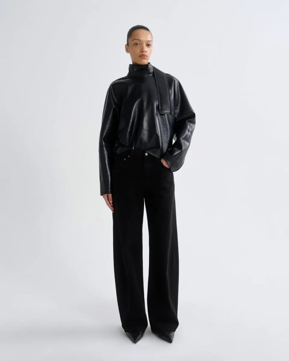 agolde-low-curve-jean-proof-damen-jeans-schwarz-rigid image 1